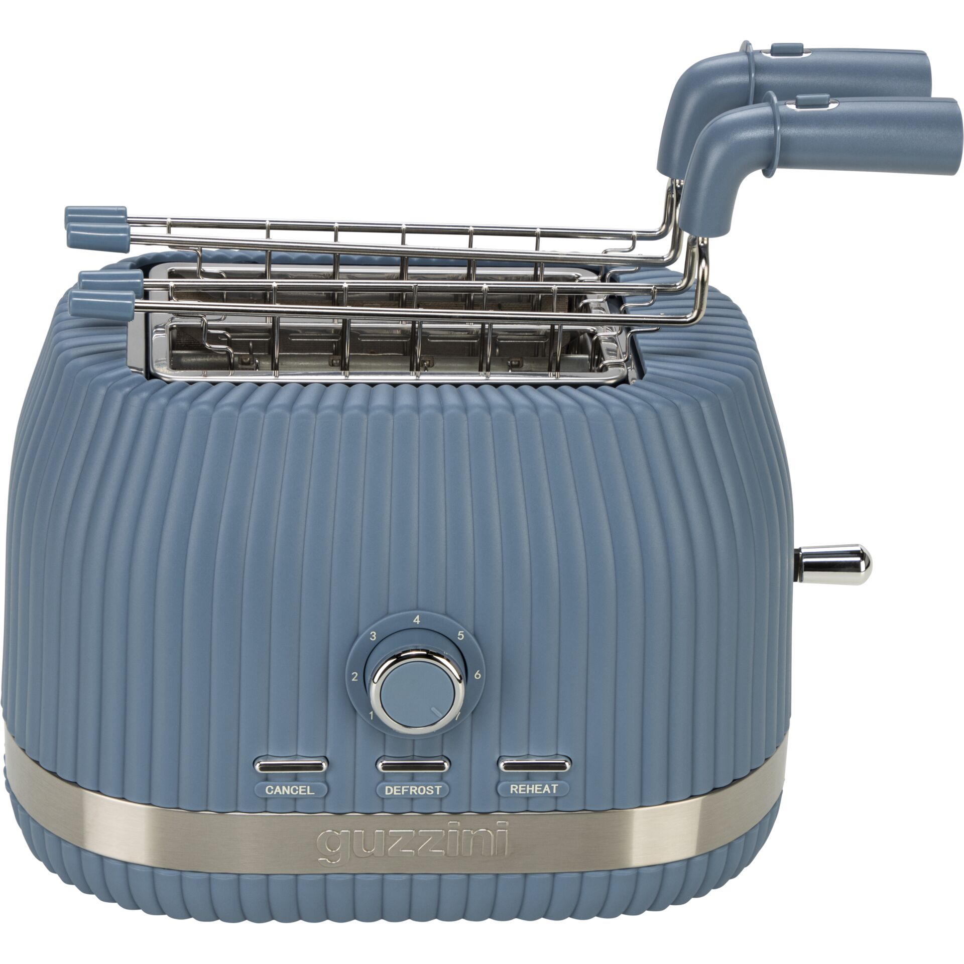 Guzzini Sous Chef Toaster  mit klappbaren Zangen, navy blue