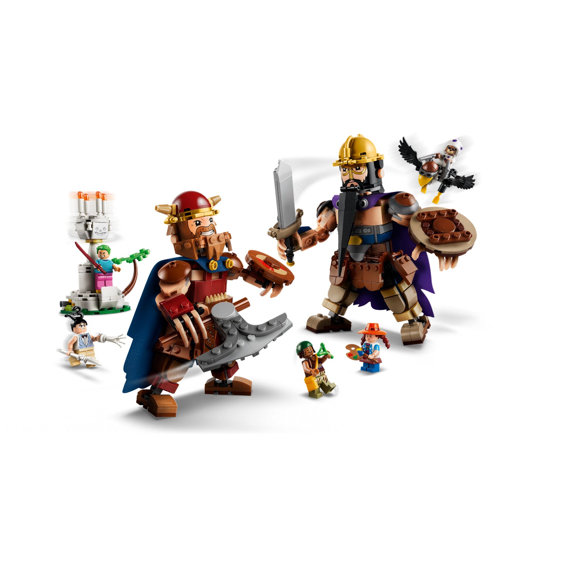 Lego, Figuren, Krieger, Schwert, Prah