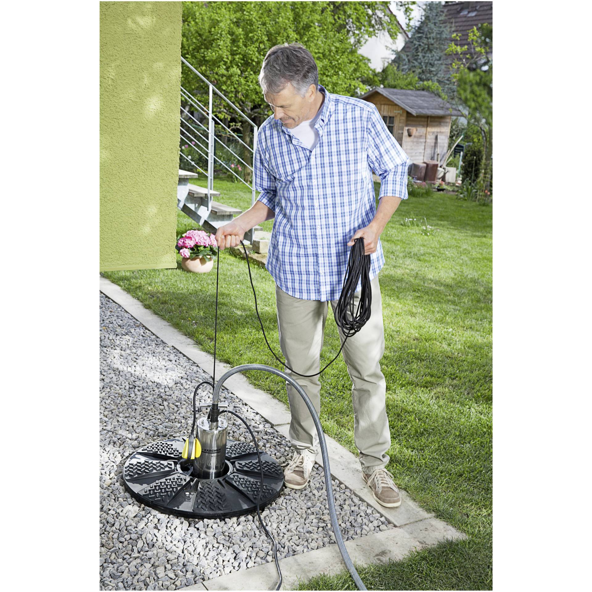 Gras, Rasen, Garten, Mann, Person