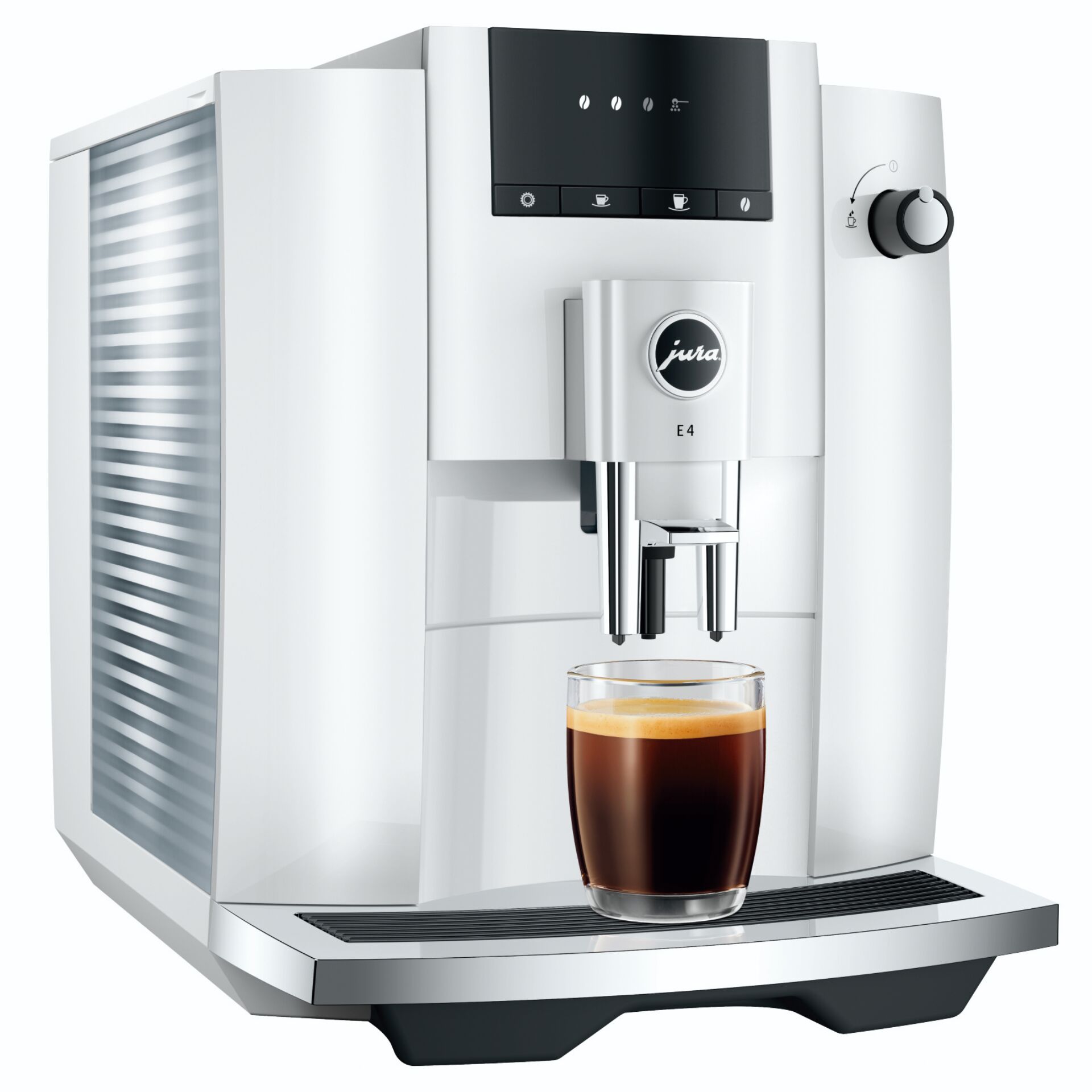 Kaffeeautomat, Espressomaschine, Brühsystem, Edelstahl, Kaffee Glas