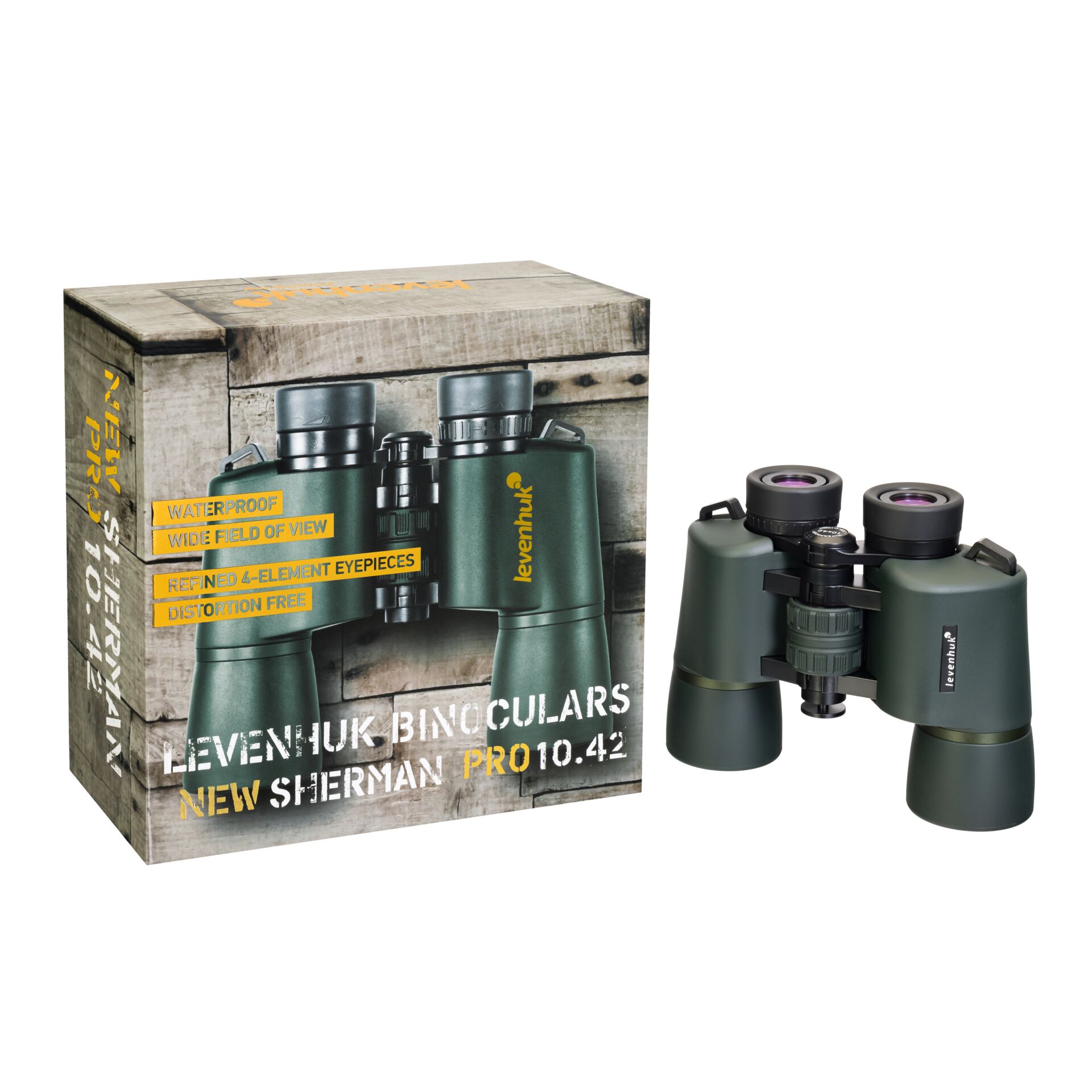 Fernglas, Binoculars, Grün, Tarnung, Pro 10.4x2