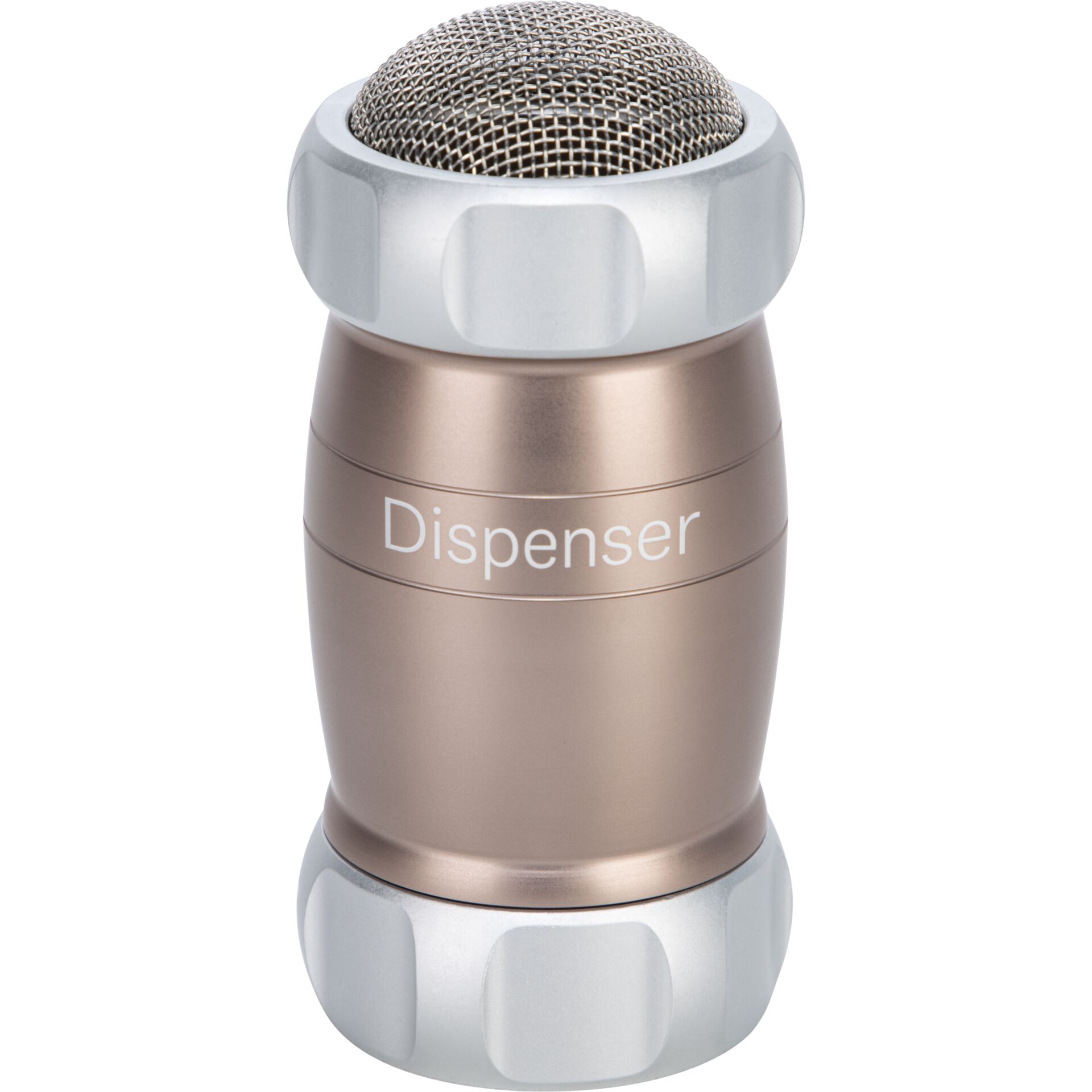 Dispensers, Mikrofon-ähnlicher, Metallisch rose, Gitter-Netz, Kompakt