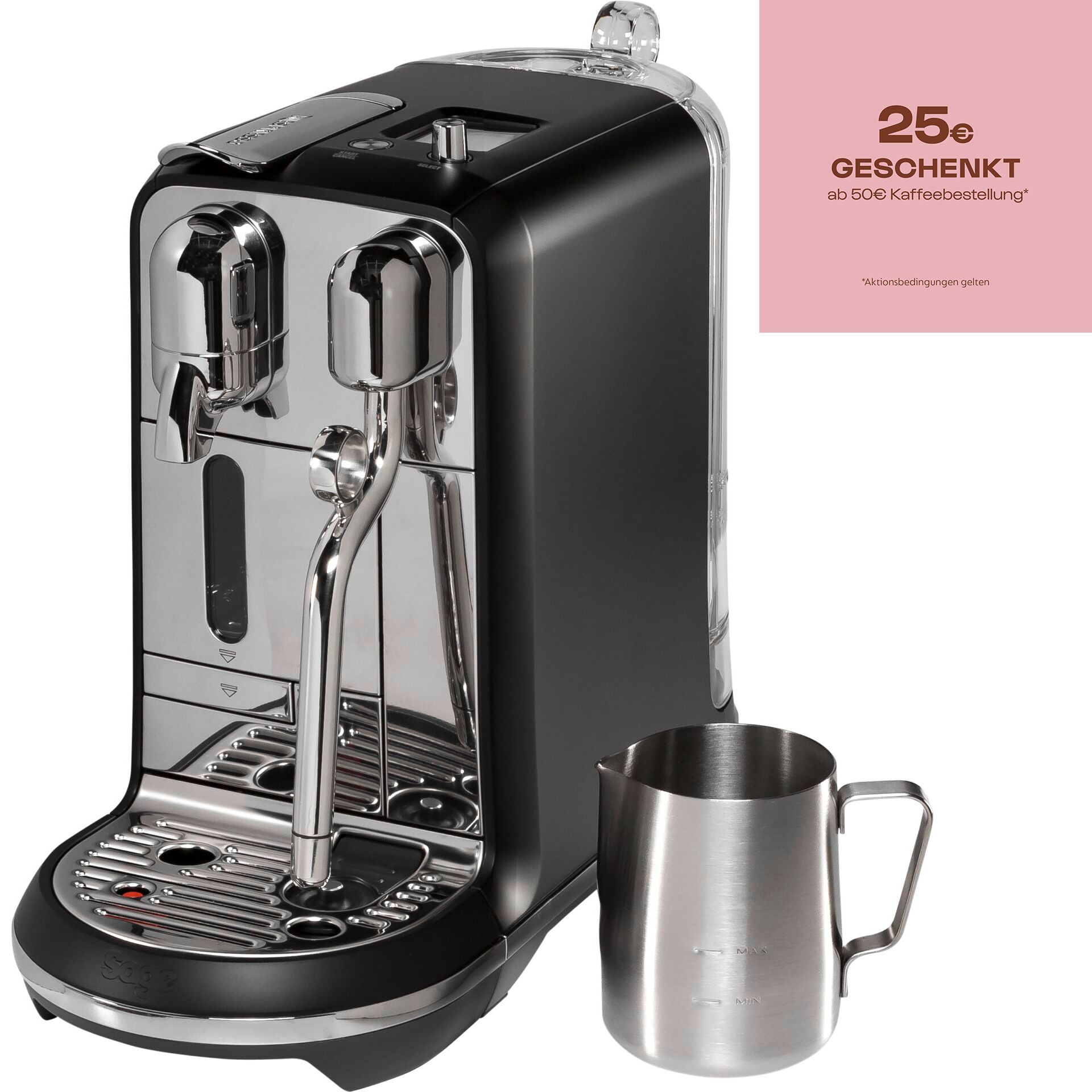 Pokal, Getränk, Kaffee, Kaffeetasse, Espressomaschine, Kaffeemaschine, Milchaufschäumer, Edelstahl, Schwarz
