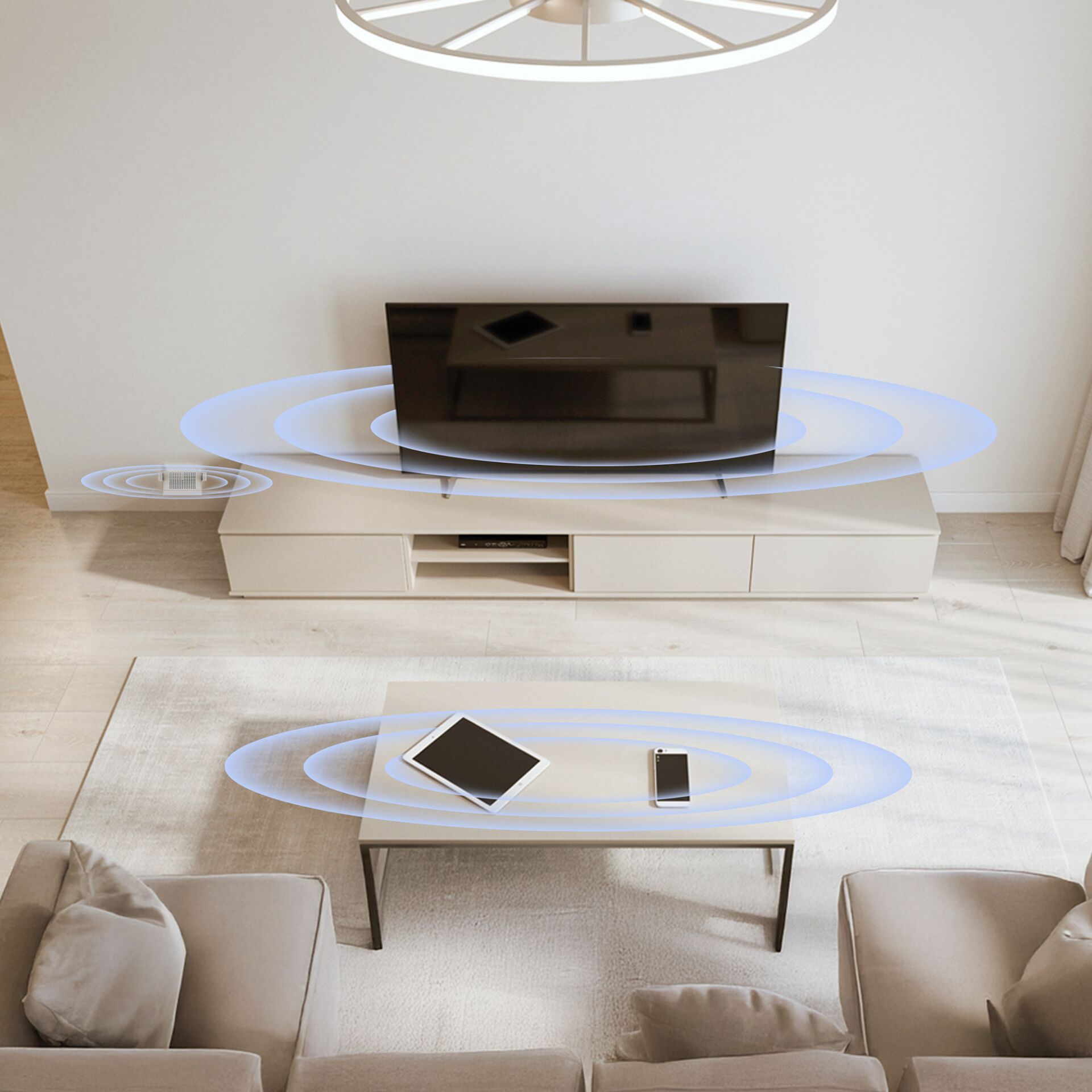 tv, fernseher, flachbildschirm, medienkonsole, wohnzimmer