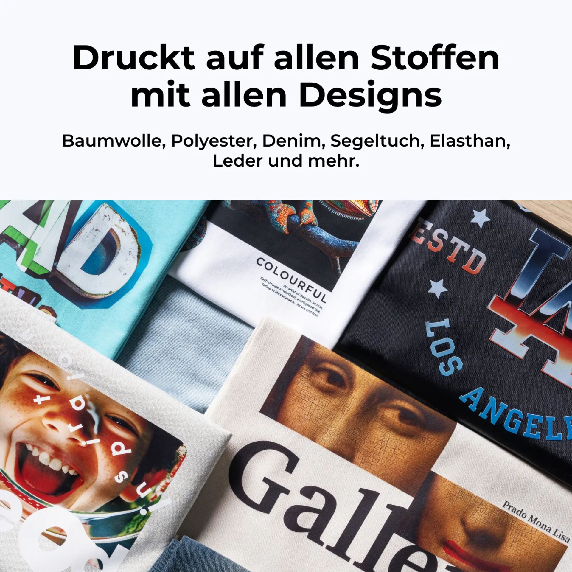 T-Shirts, Modeaufdruck, Grafikshirt, T-Shirt Muster, Farbiges Shirt