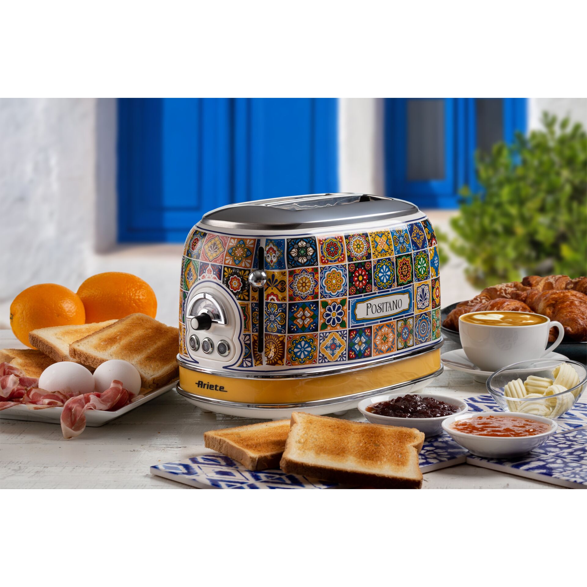 Toaster, Tile pattern, Colorful, Küchengerät, Frühstück