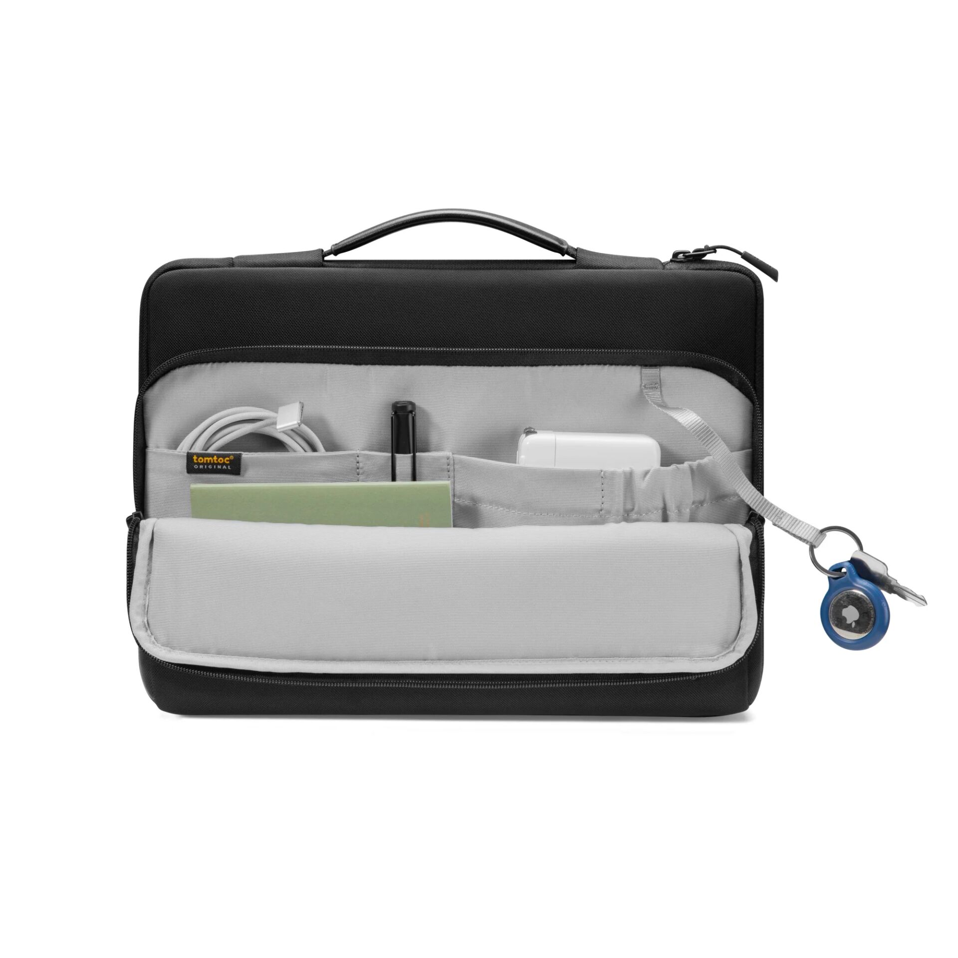 Laptop-Case, Organizer, Kabelhalter, USB-Kabel, Reißverschlussfach