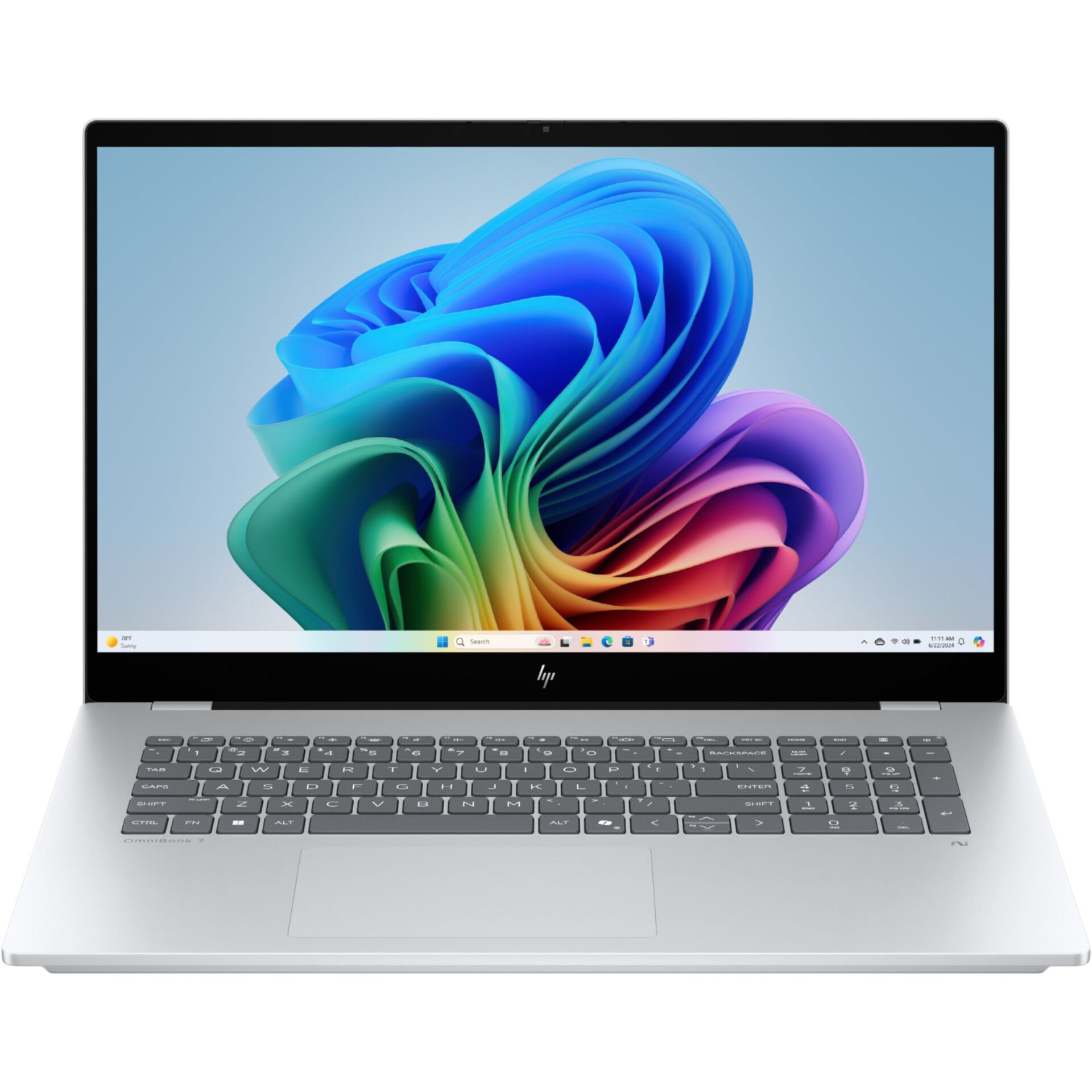 laptop, silber, notebook, tastatur, display