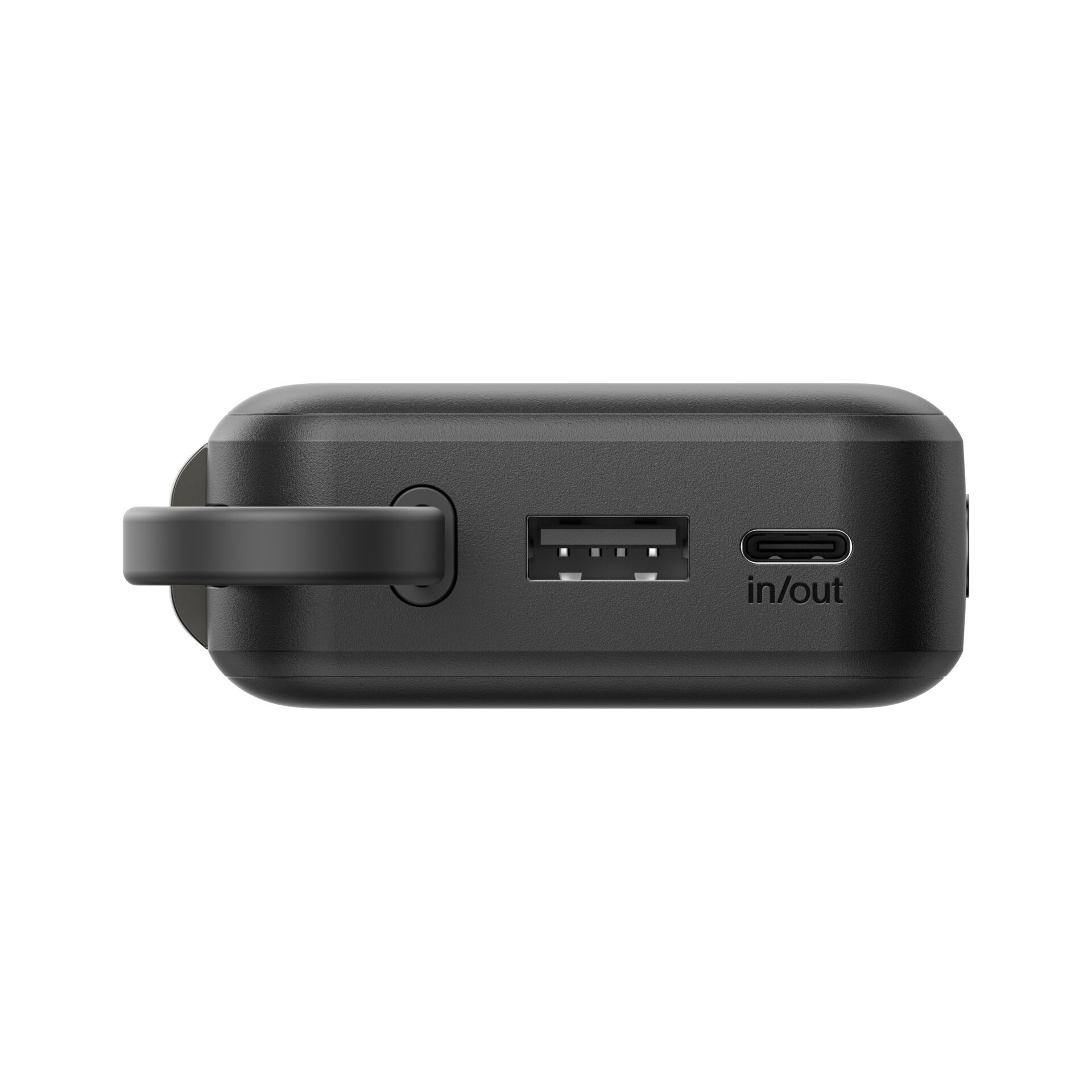 USB-A Port, USB-C Port, Anbaugerät, Autohalterung Zubehör, Schwarz Kunststoff