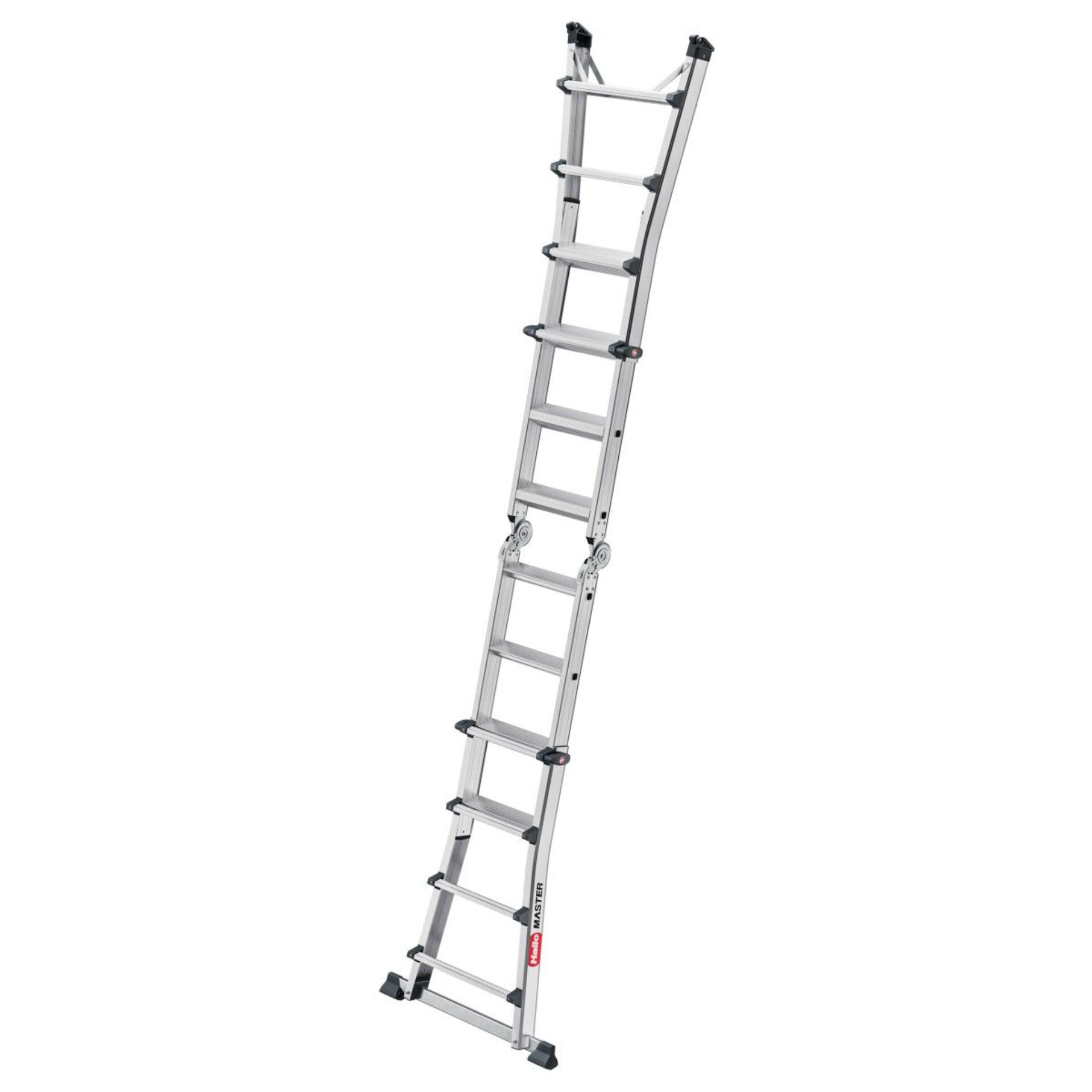 Teleskopleiter, Mehrzweckleiter, Aluminiumleiter, Verlängerlänge, Gerätegriff