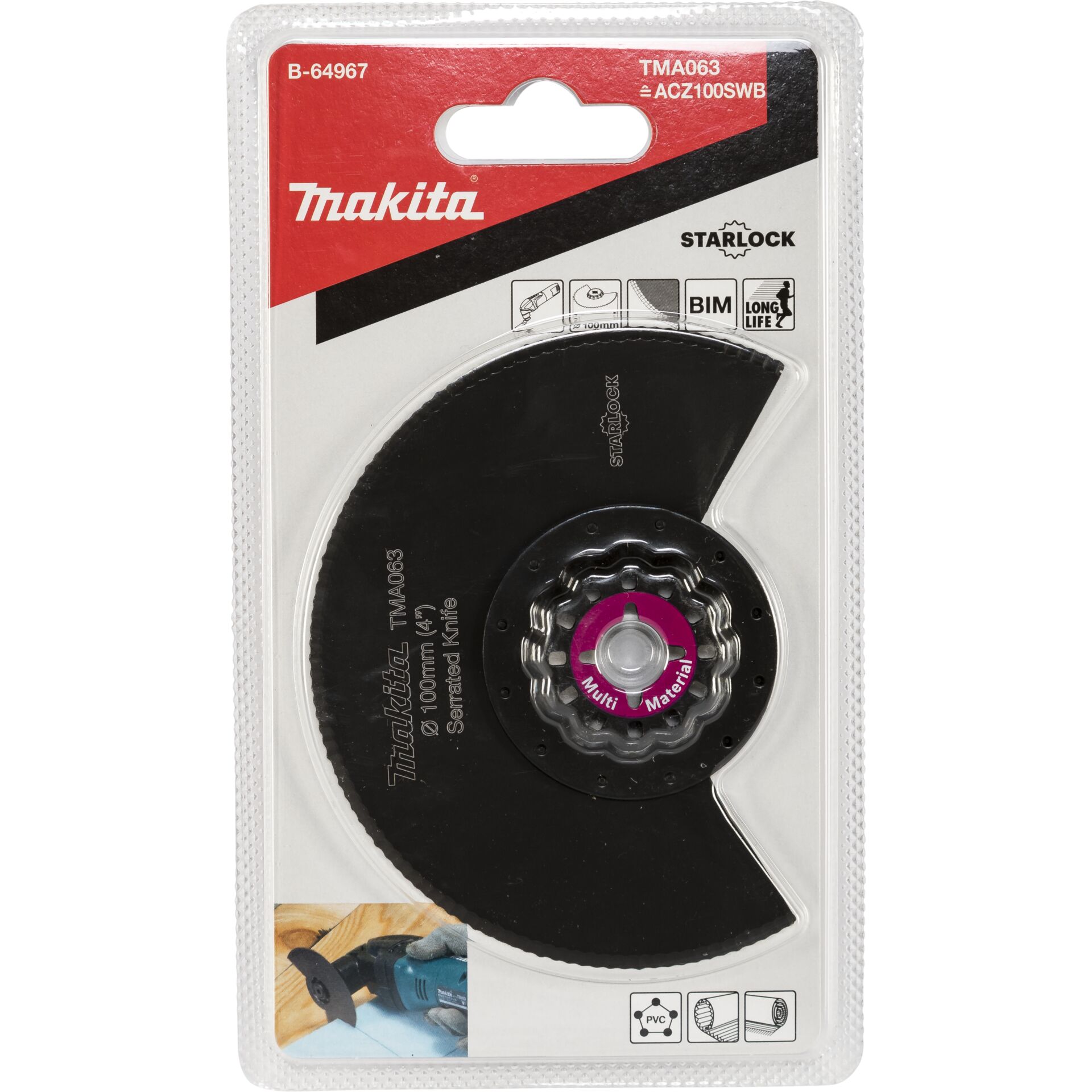 Makita Segmentsägeblattt 100mm  TMA063