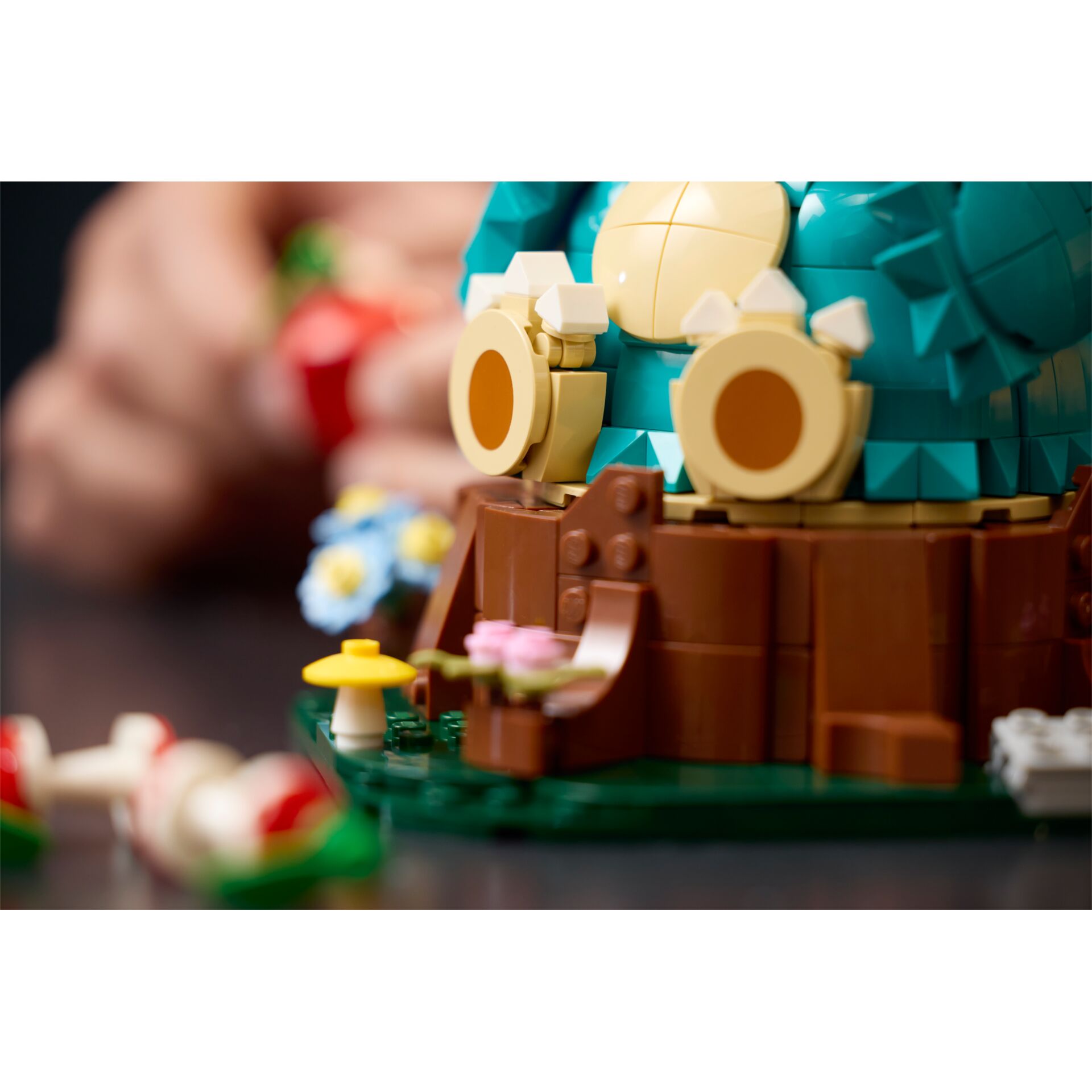 Lego, Figur, Monster, Bäumchen, Gestein