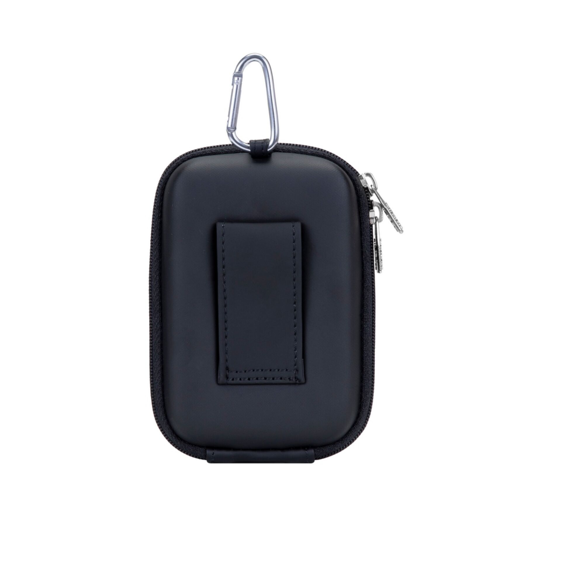Etui, Schwarz, Reißverschluss, Karabinerhaken, Gürtelschlaufe