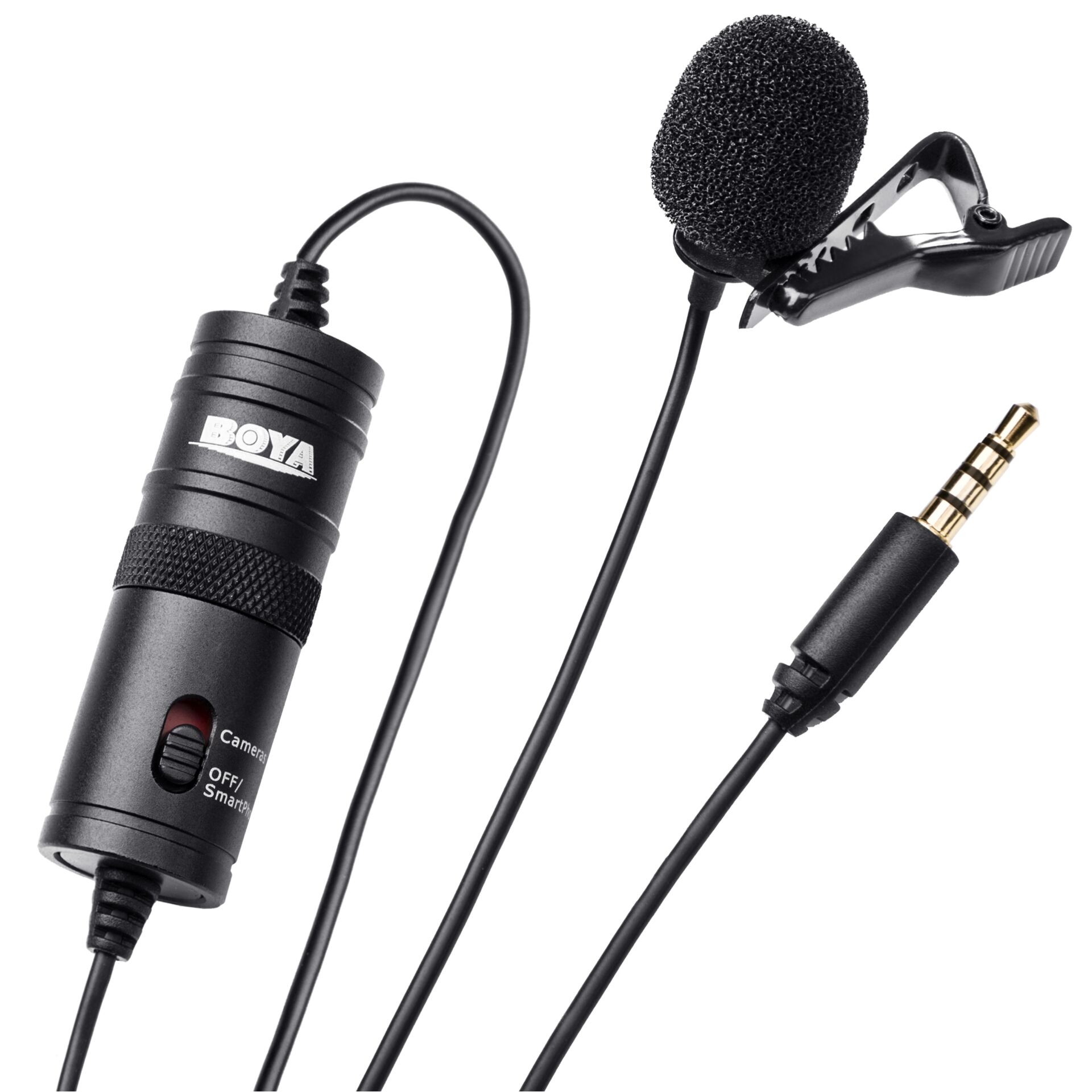 Mikrofon, Lavalier-Mikrofon, Kugelmikrofon, 3.5mm Adapter, Clip-Mikrofon