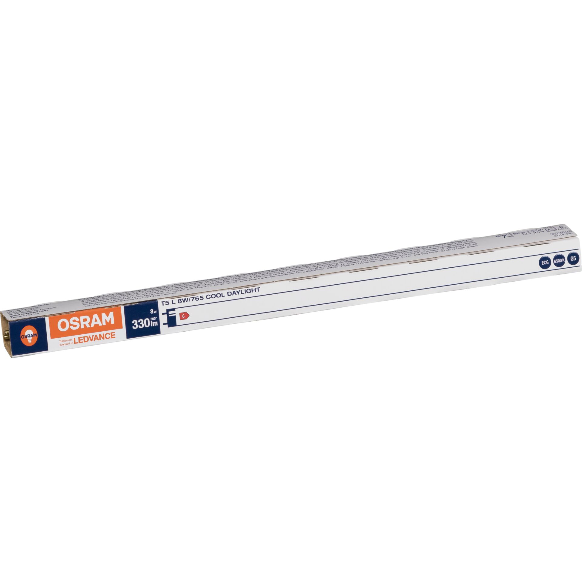 LED-Röhre, T5, Fluoreszier, Tageslicht, 32 cm