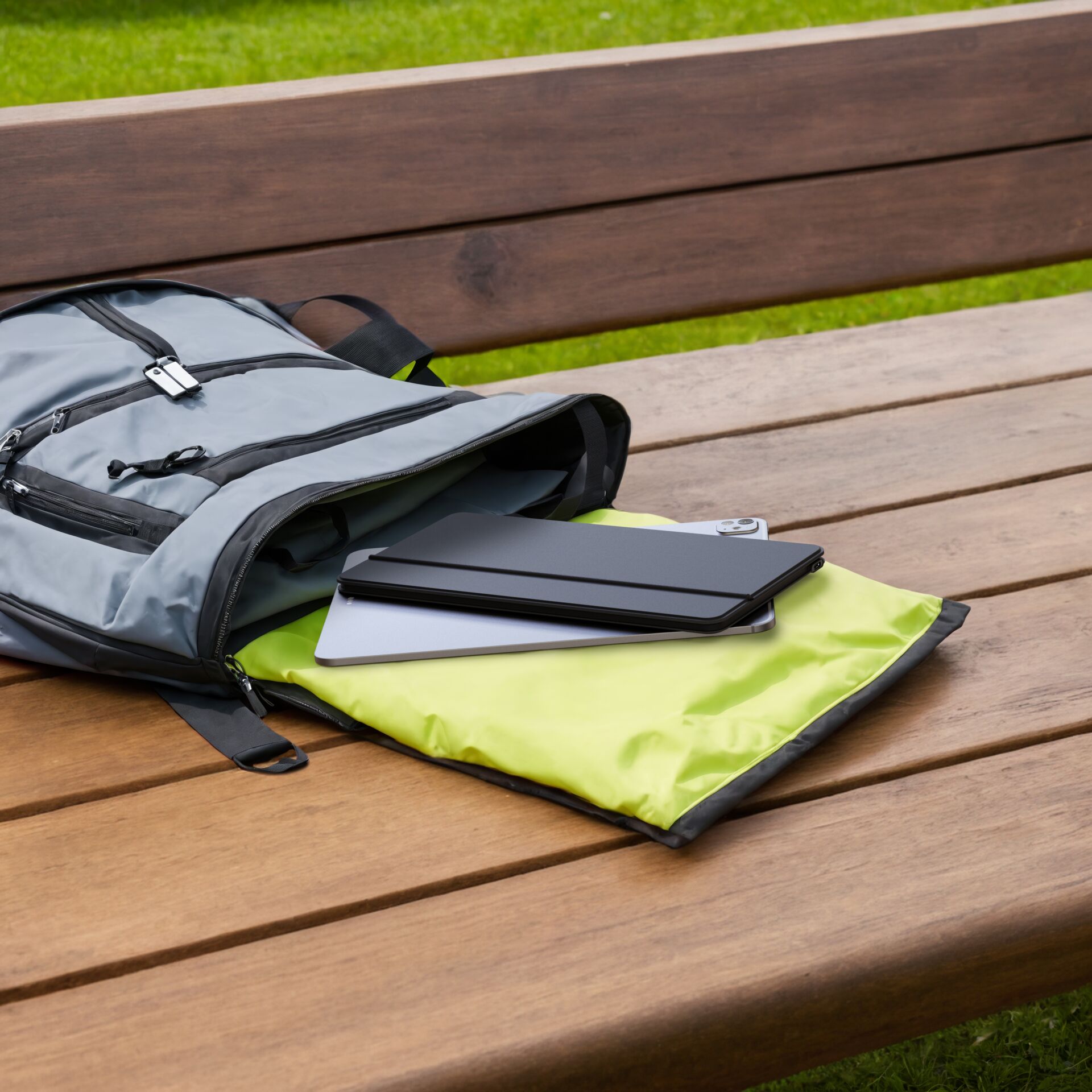 Tasche, Schläger, Tennisschläger, Hartholz, Gebeiztes Holz