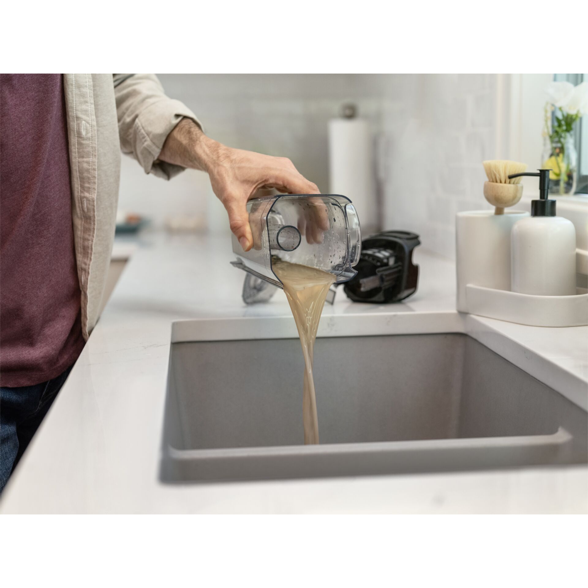 Kochen, Essen, Essen einschenken, Sinken