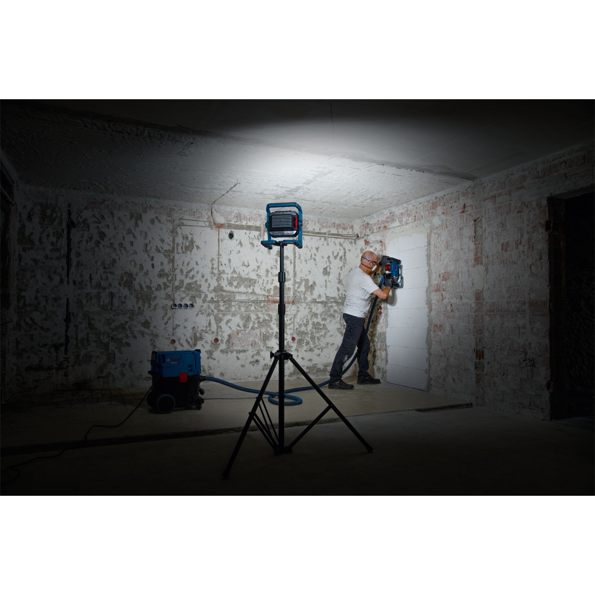 Arbeitslicht, Hohlraum, Baustelle, Elektrisch, Stativ