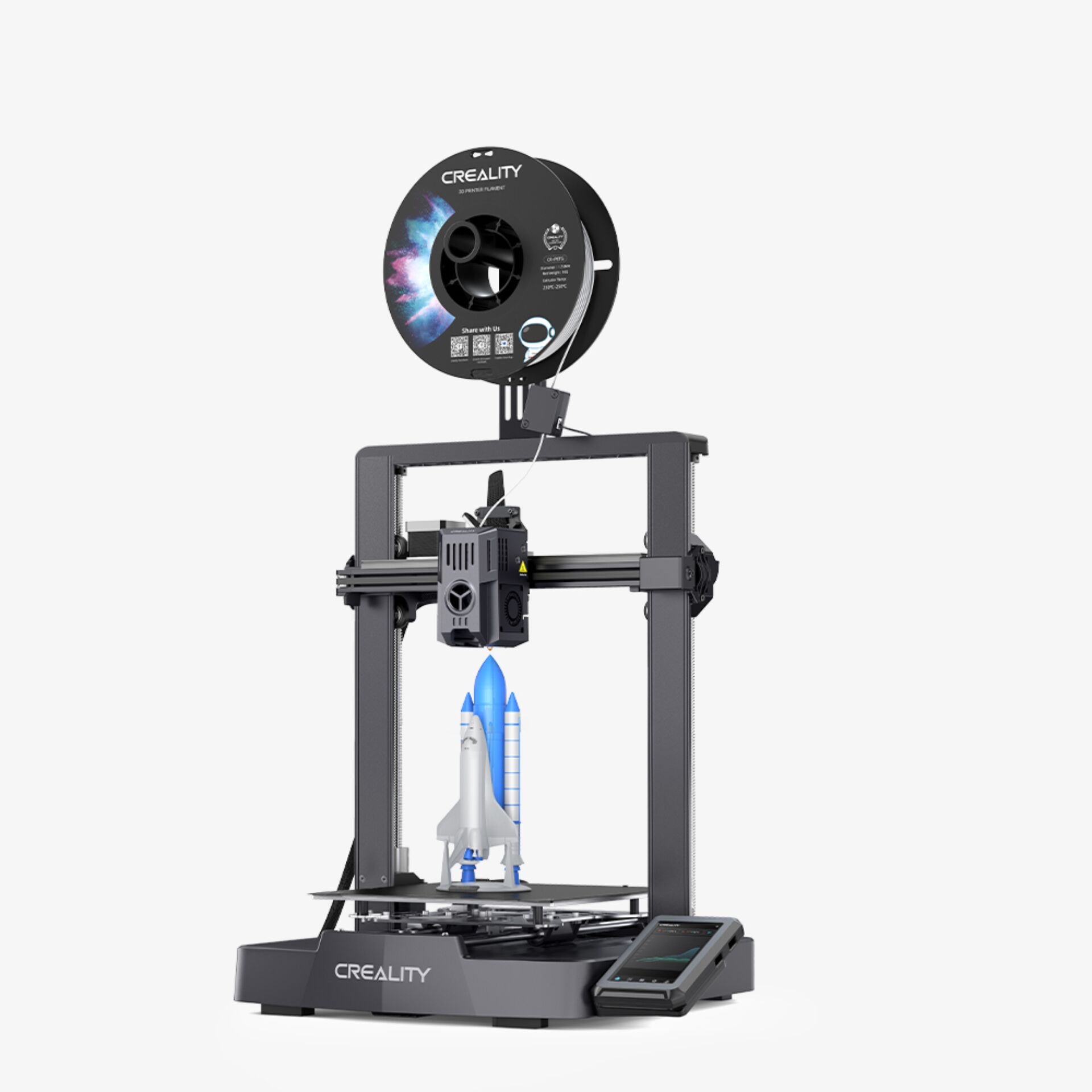 3D-Drucker, FDM-Drucker, Filamenthalter, Spule, Modellbausatz