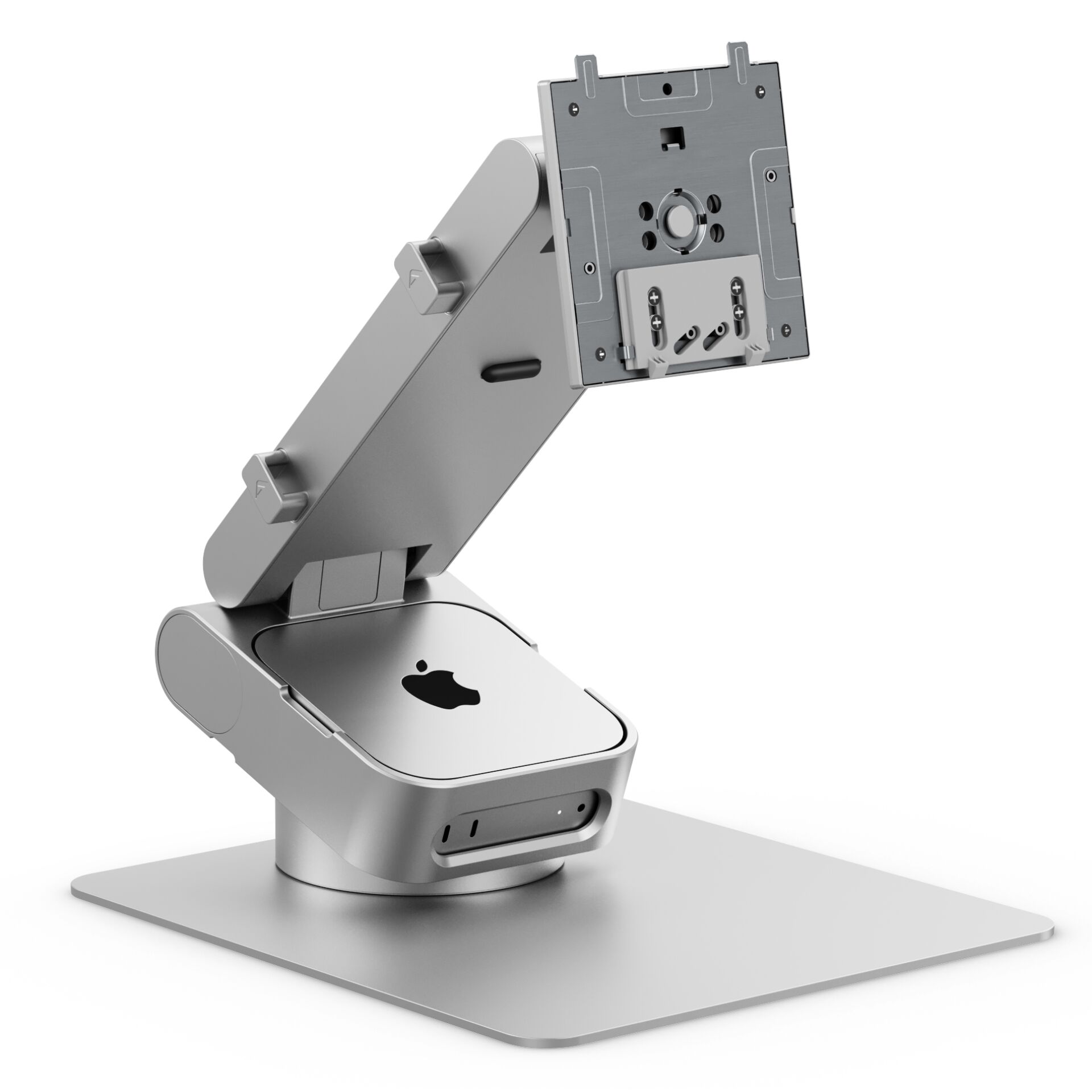 Alogic ASPEKT Omni Fold Stand  Mac Mini for 32" Monitor Silver