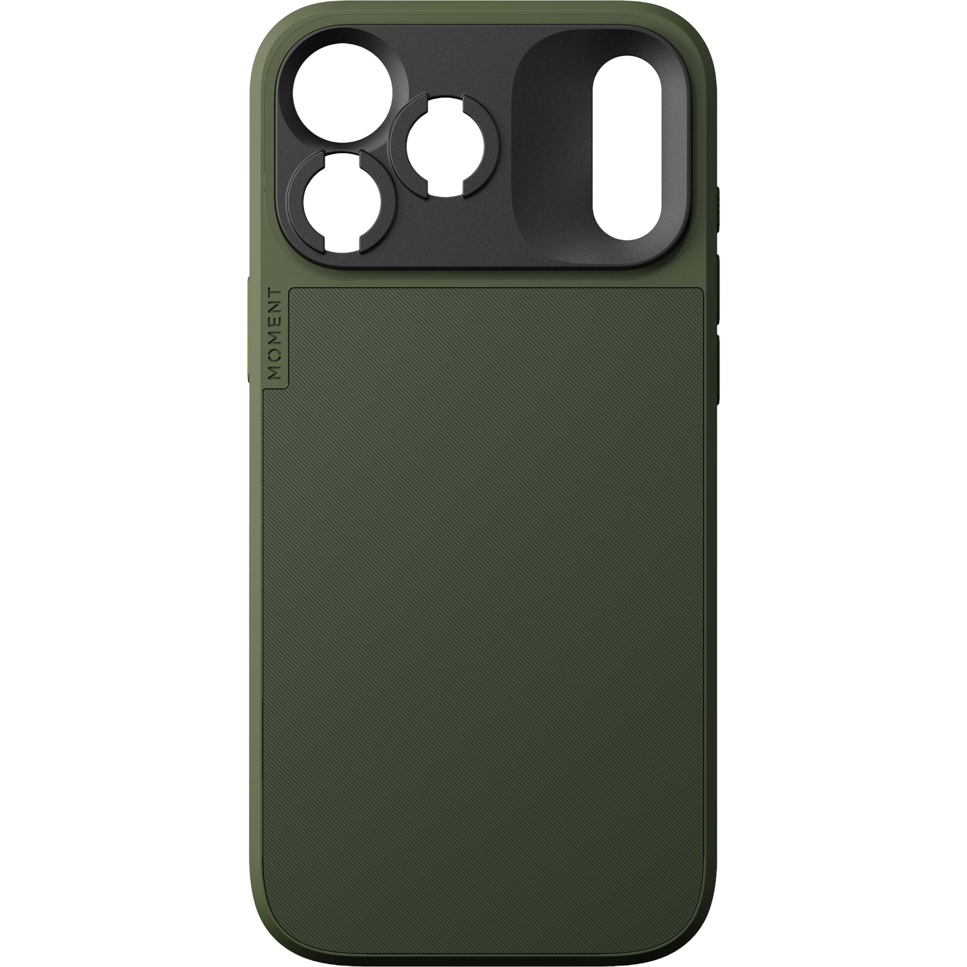 Smartphonehülle, Olivgrün, Kameraausschnitt, Strukturierte Oberfläche, Schutzhülle