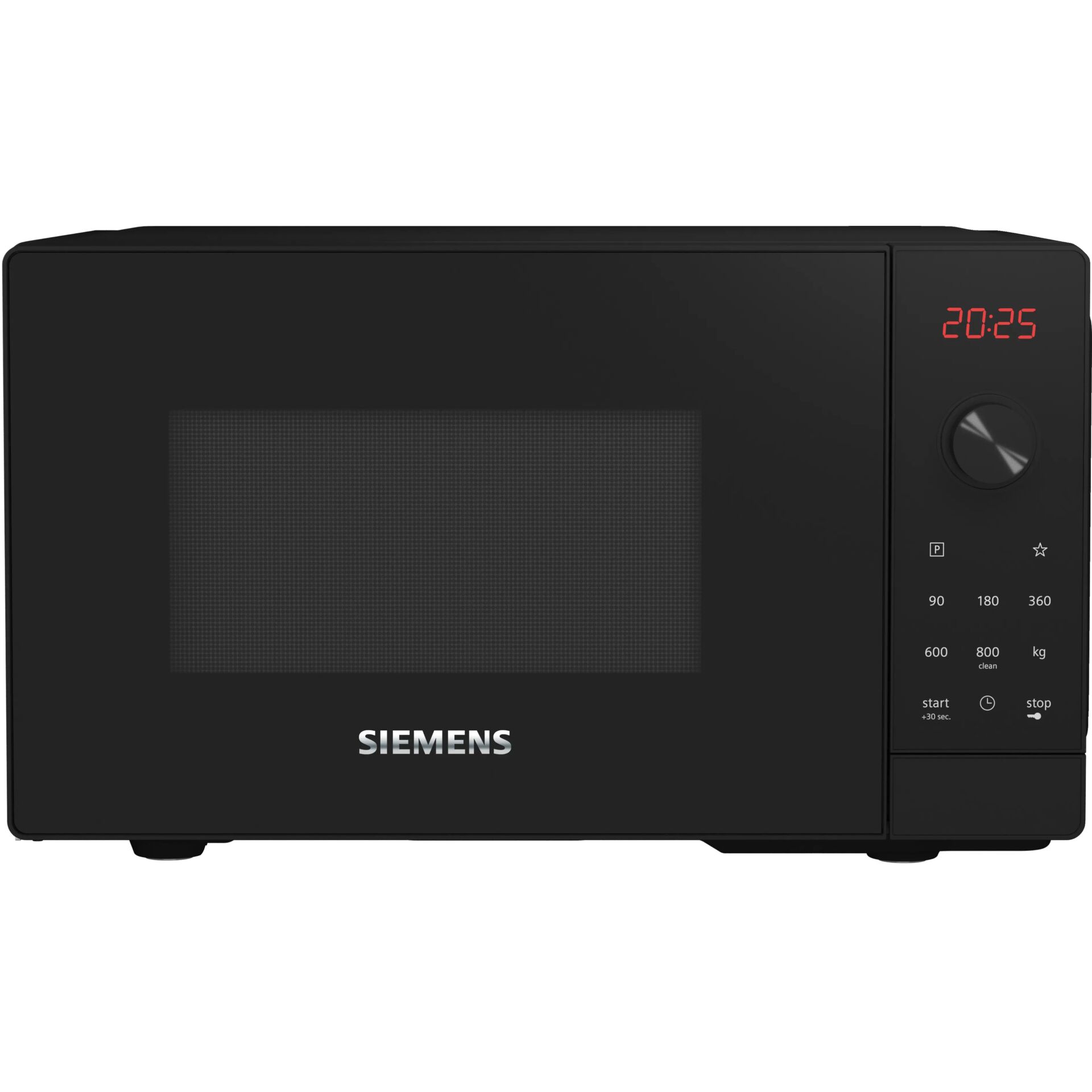 Mikrowelle, Schwarz, Digitalanzeige, Küchengerät, Siemens