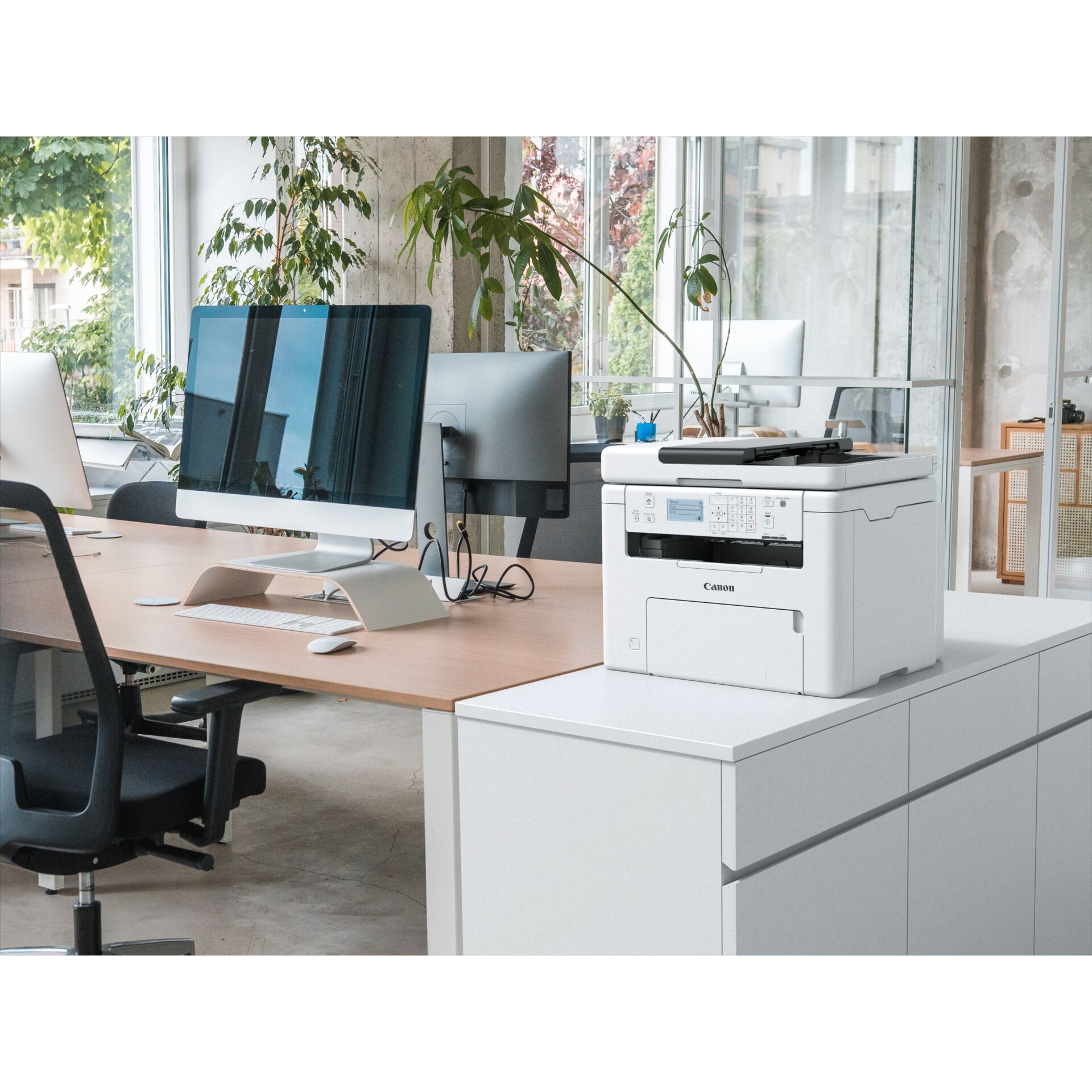 drucker, office, multifunktion, laser, Canon