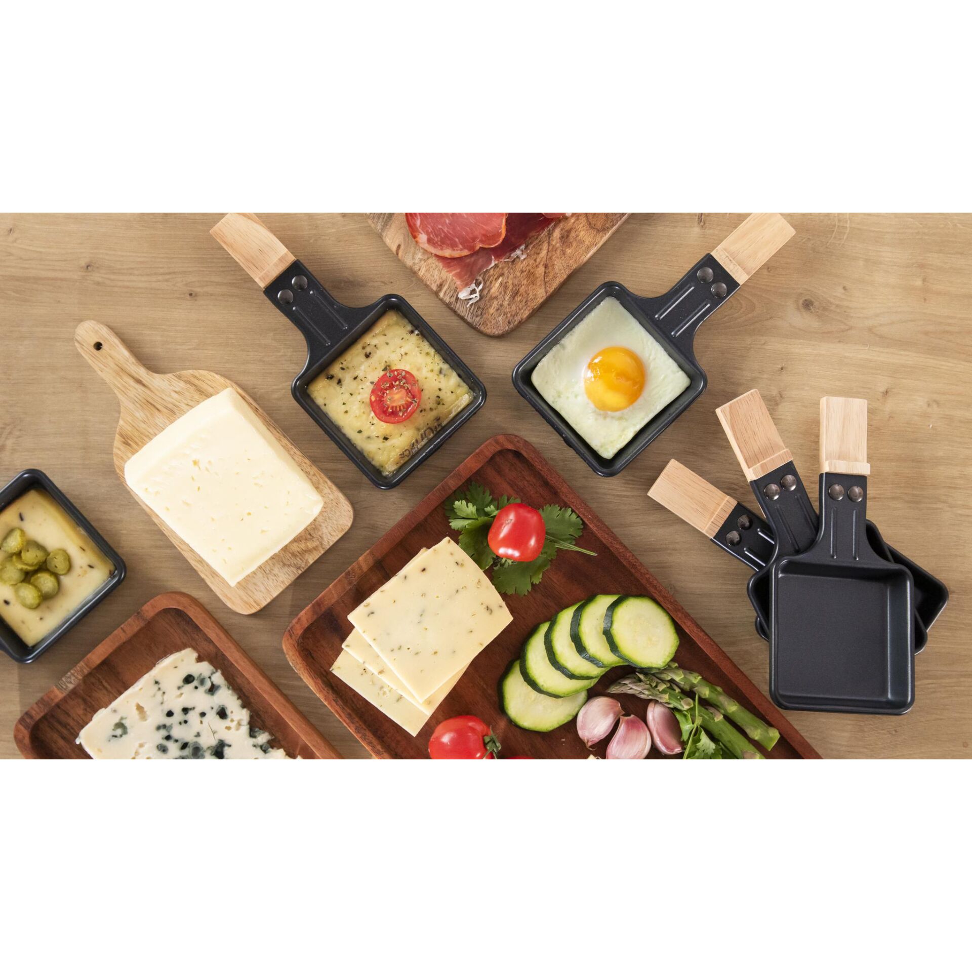 Käseplatte, Käsebrett, Snackplatte, Gemüse, Pfannenweise