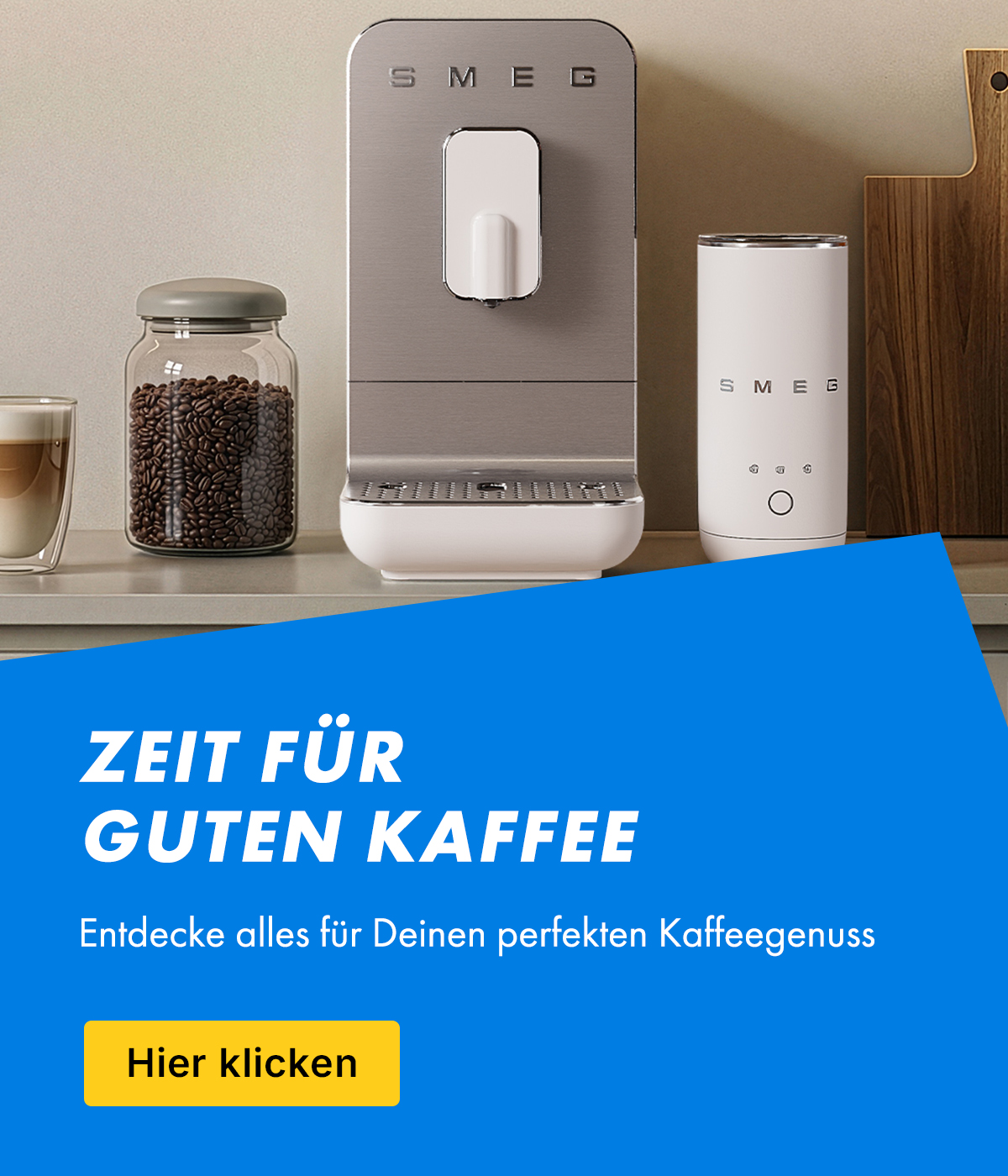 Kaffeemaschine, Espressomaschine, Kaffeevollautomat, Kaffeeautomat, Kaffee-Setup