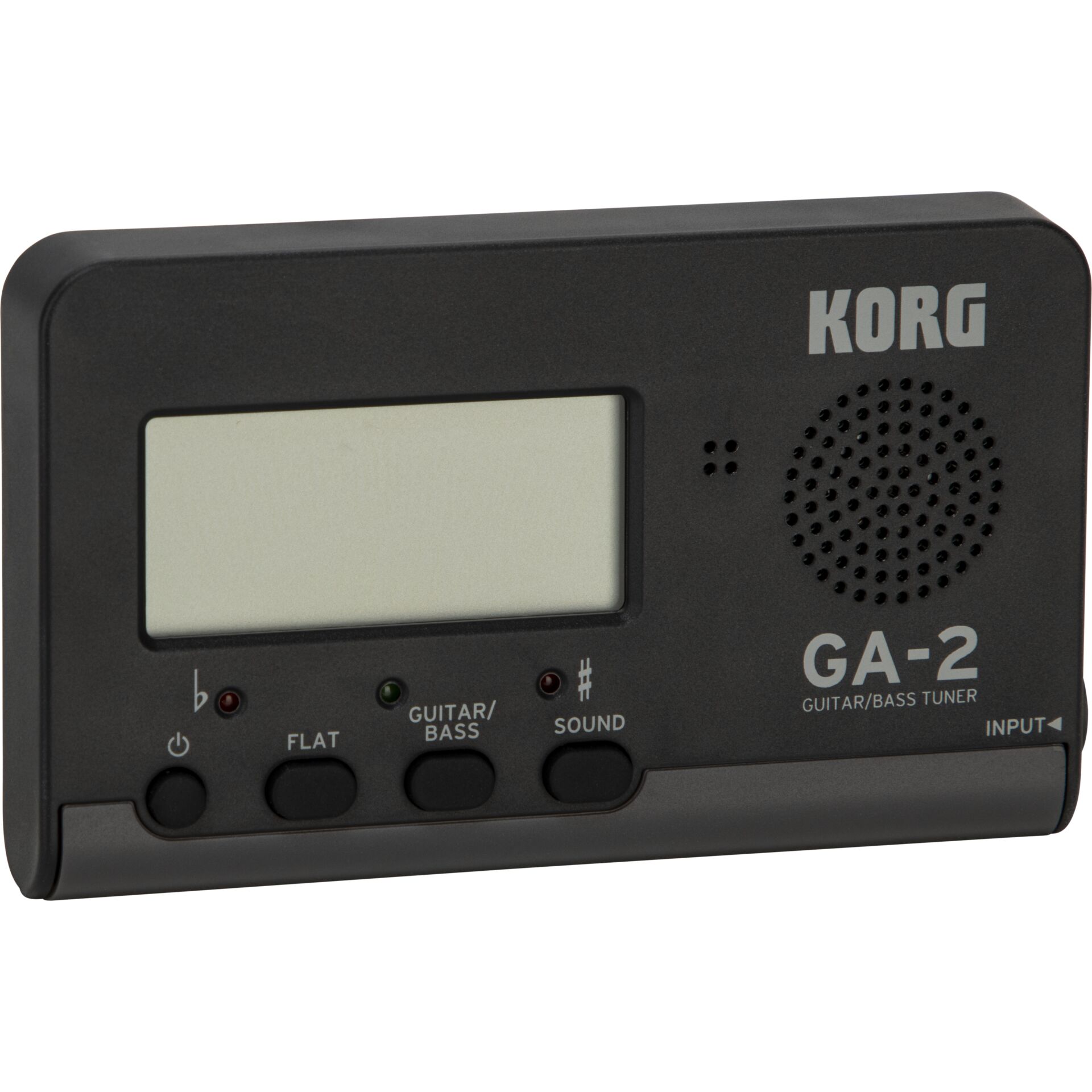 Gitarren-Bass-Stimmer, Korg GA-2, Stimmer, Digitalanzeige, Eingang