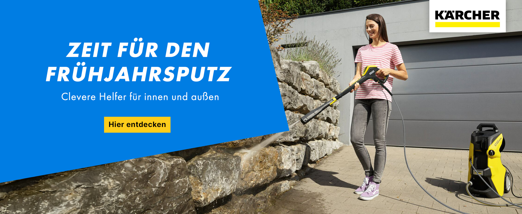 Hochdruckreiniger, Kärcher, Waschgerät, Gartenpflege, Stromkabel