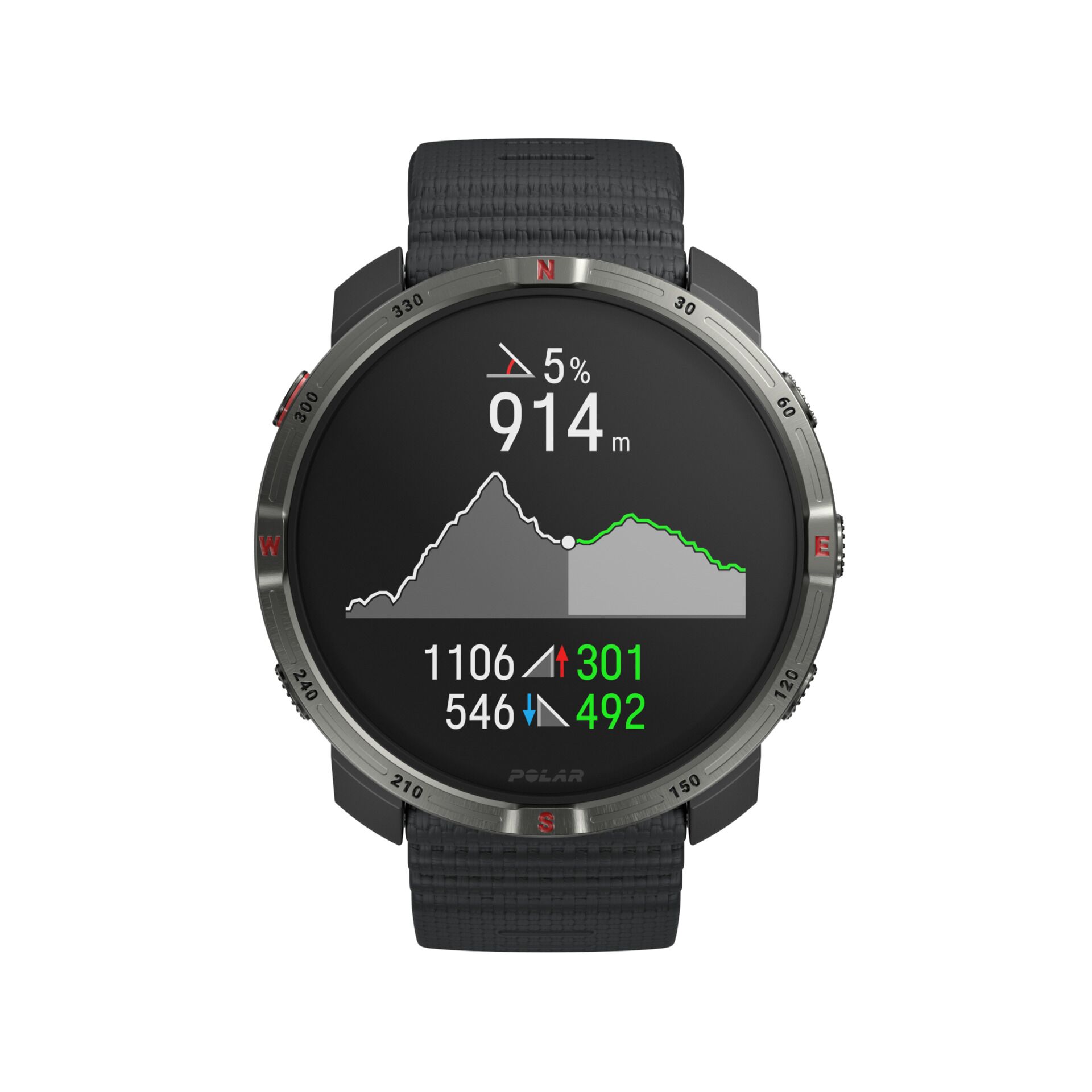 Smartwatch, GPS, Höhenmesser, digitales Display, Armband