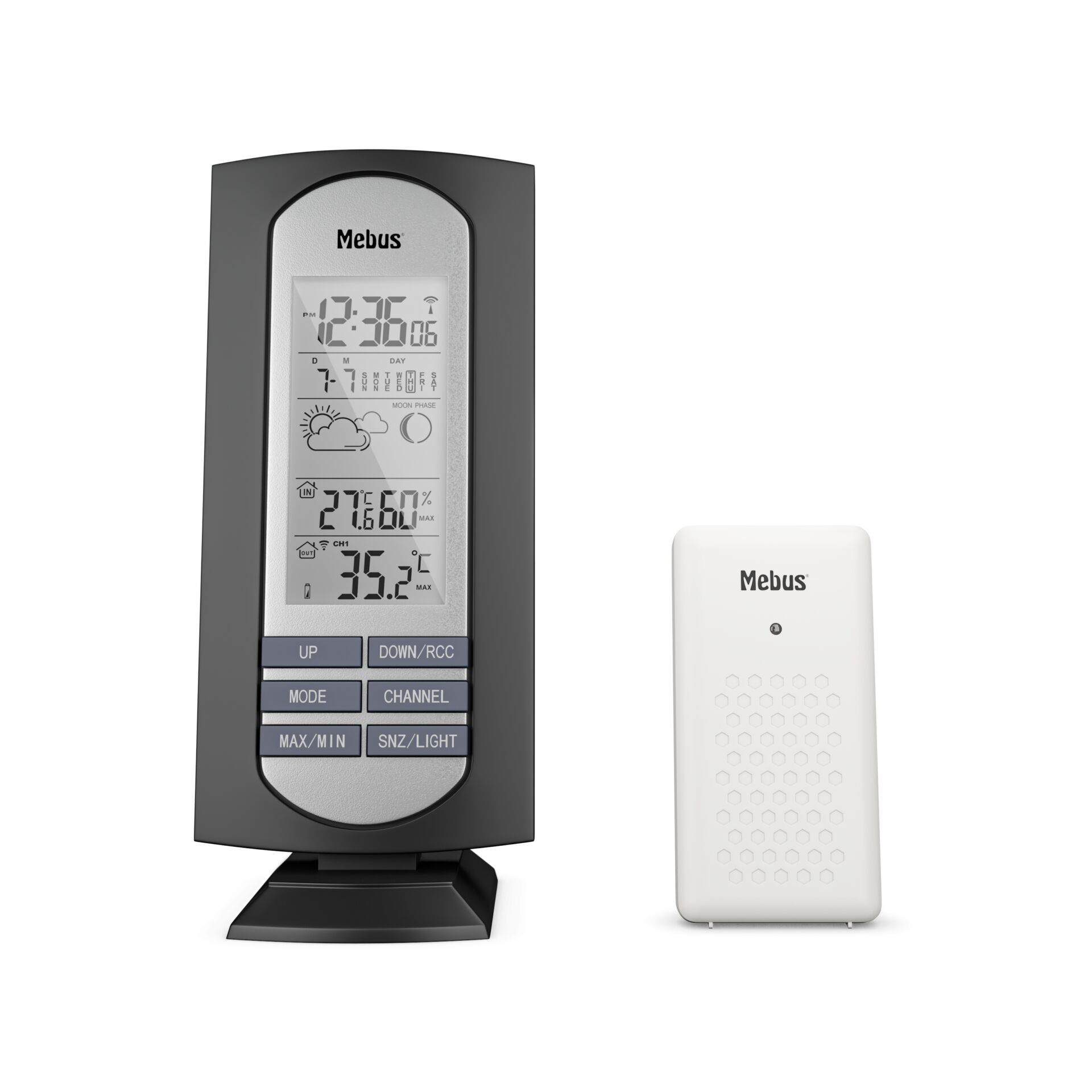 Wetterstation, Digitale Anzeige, Wettervorhersage, Barometer, Inneneinheit