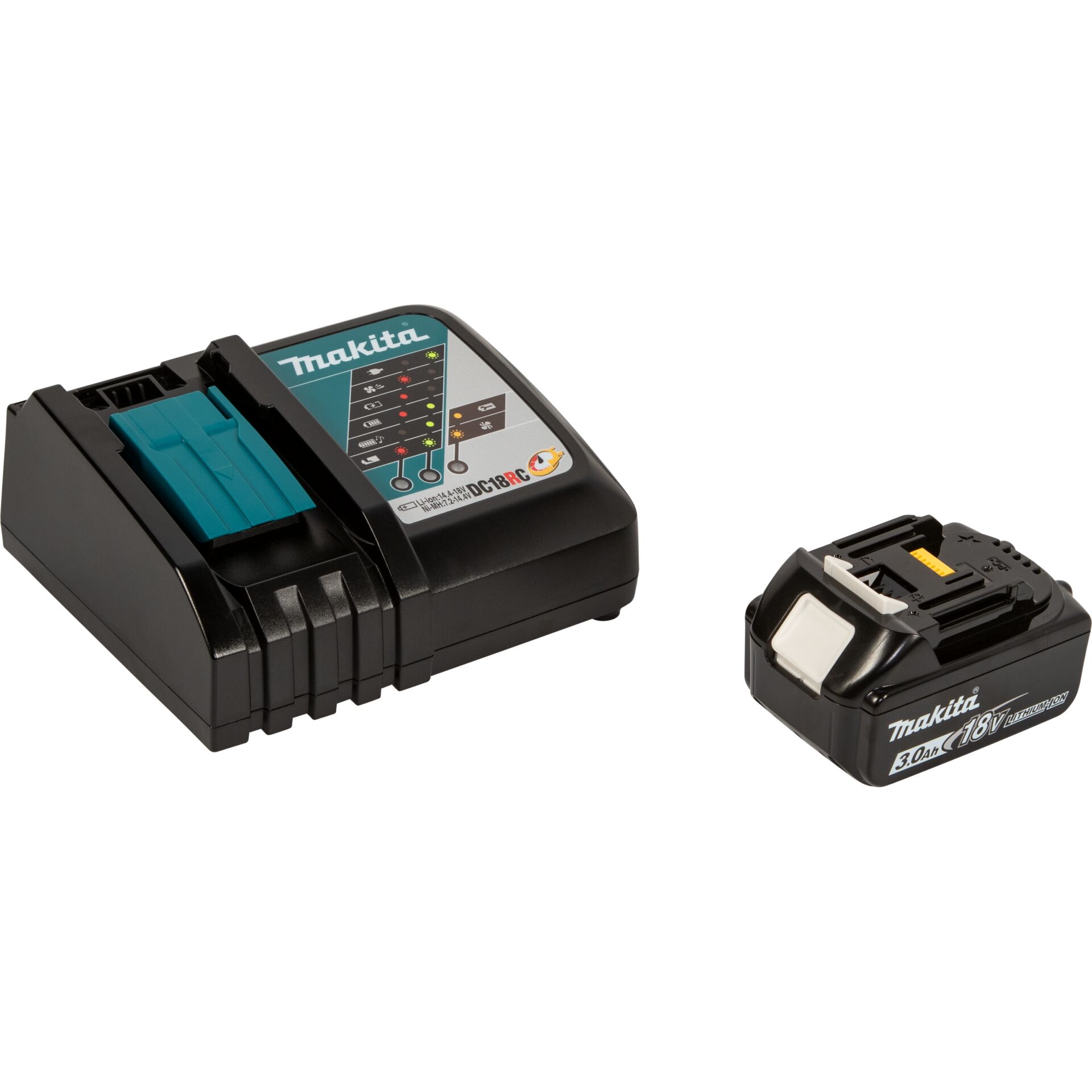 akku-ladegerät, 18v, li-ion, zweit-ladegerät, makita