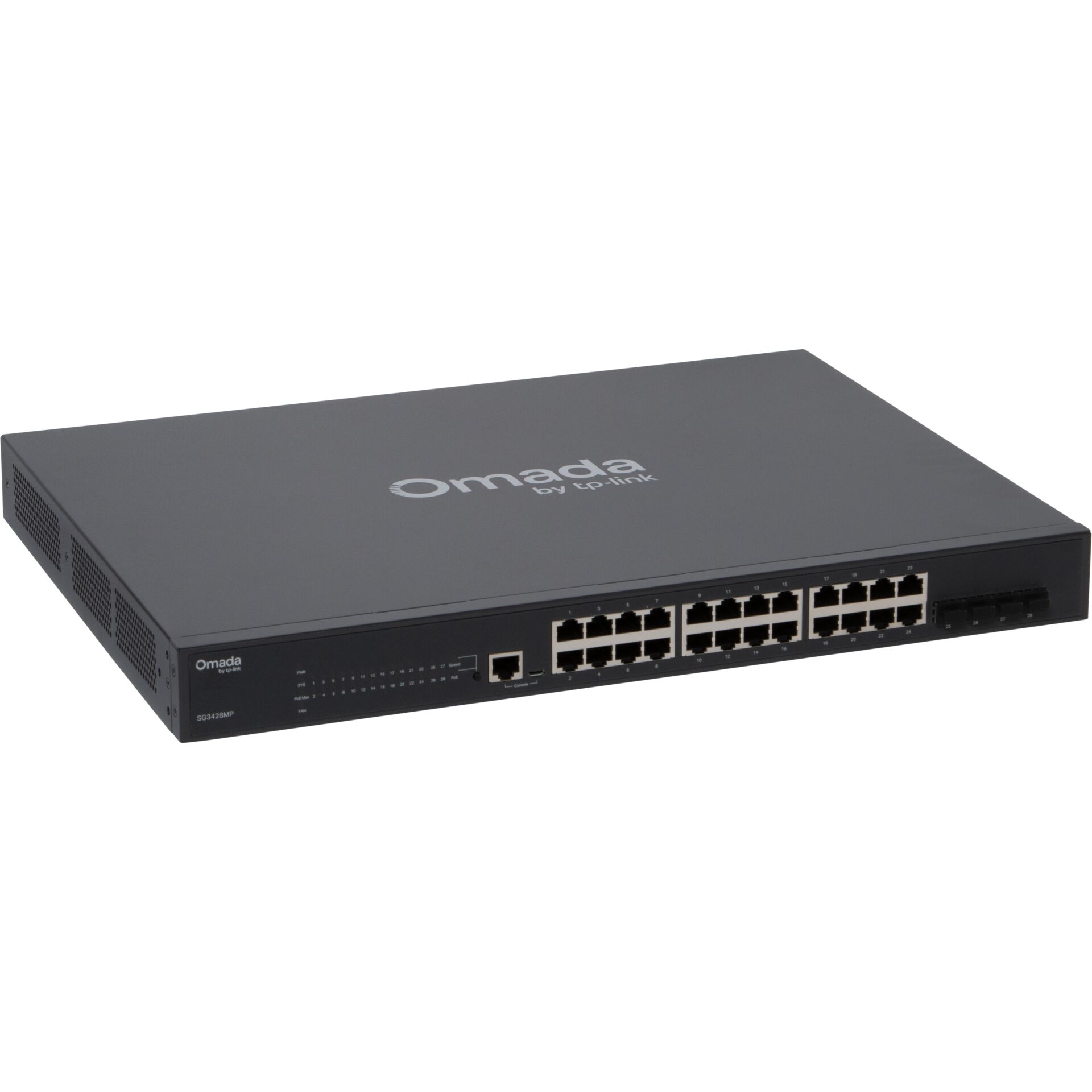 Switch, Netzwerk, 24-Port, PoE, Rack-Mount