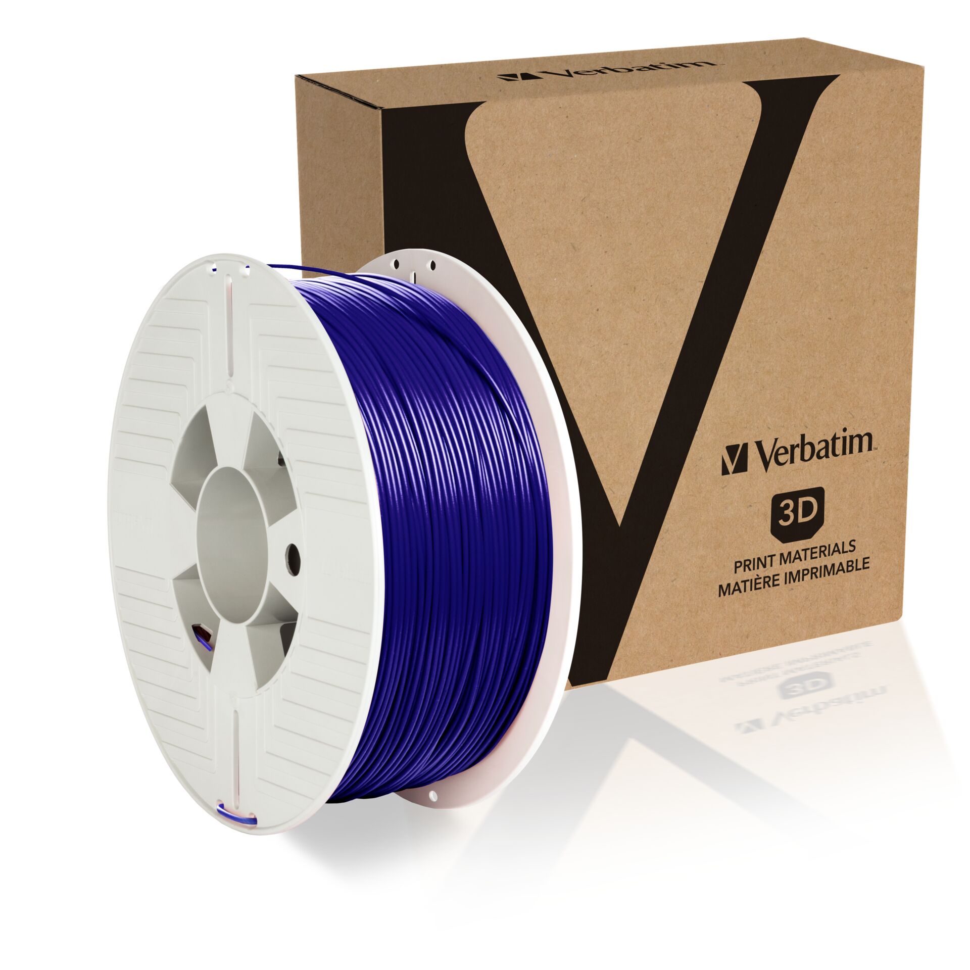 3D-Druckmaterial, Filament, blau, Spule, Verbatim
