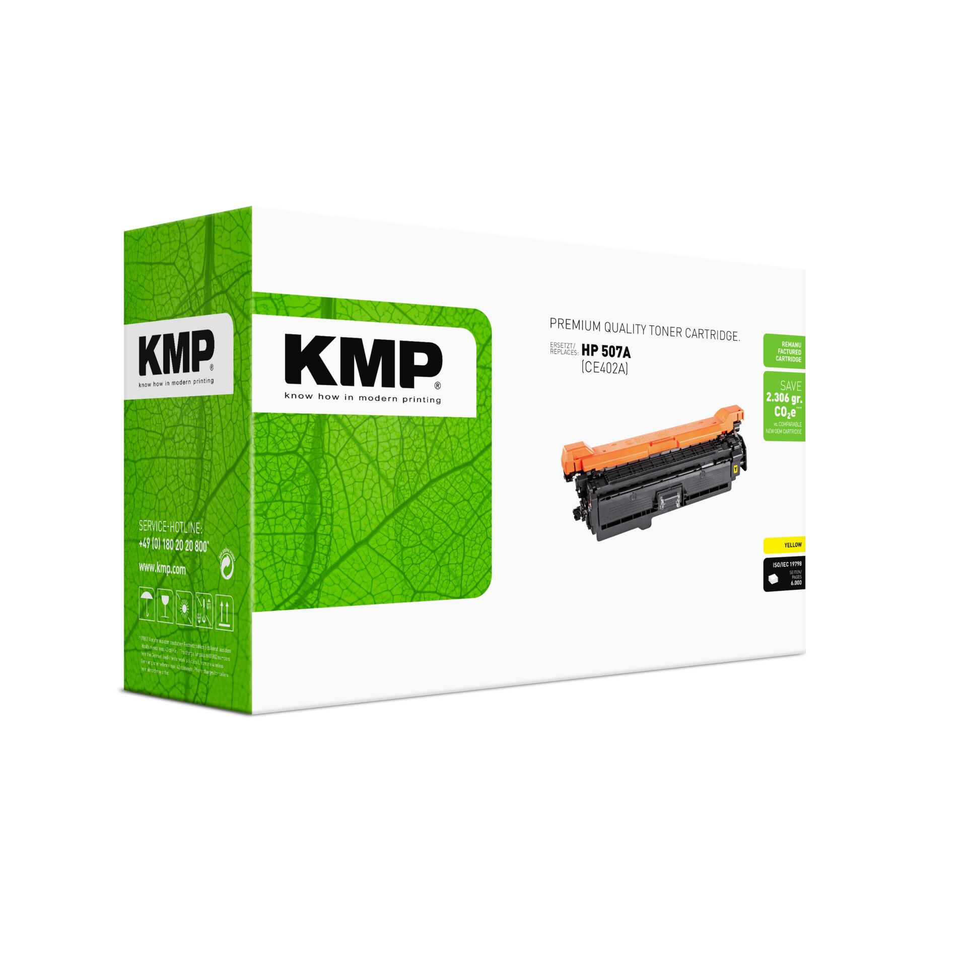Feuerwaffe, Waffe, Werbung, Visitenkarte, Text, Tonerpatrone, KMP, HP 507A, CE402A, Cartouche toners