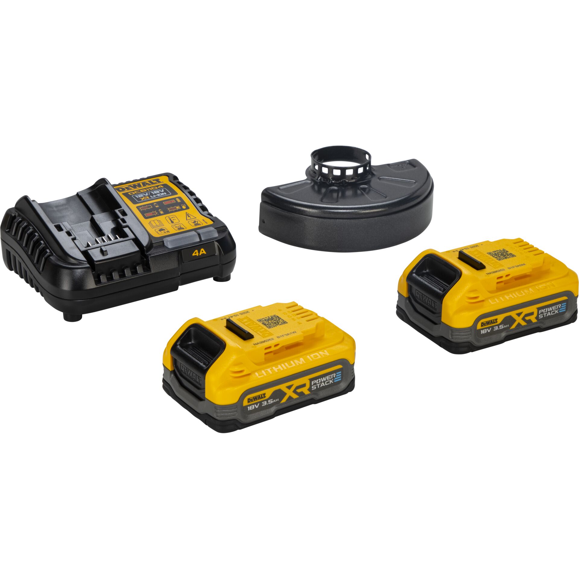 Li-Ion Akku, 16V/18V, 2x gelb Akku, Dewalt Akku, Power Stack