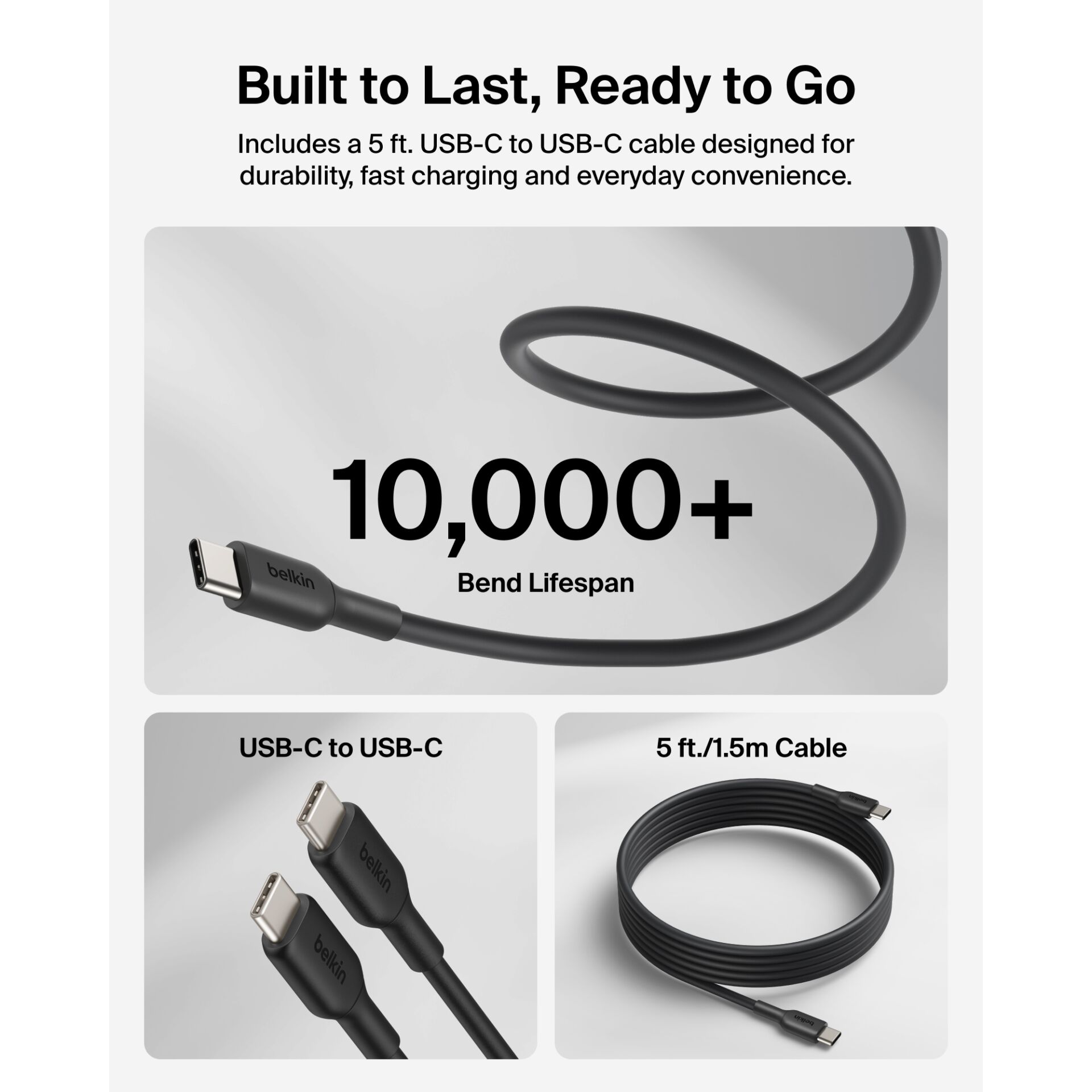 USB-C, USB-C kabel, Kabel, Gehäusekabel, Belkin
