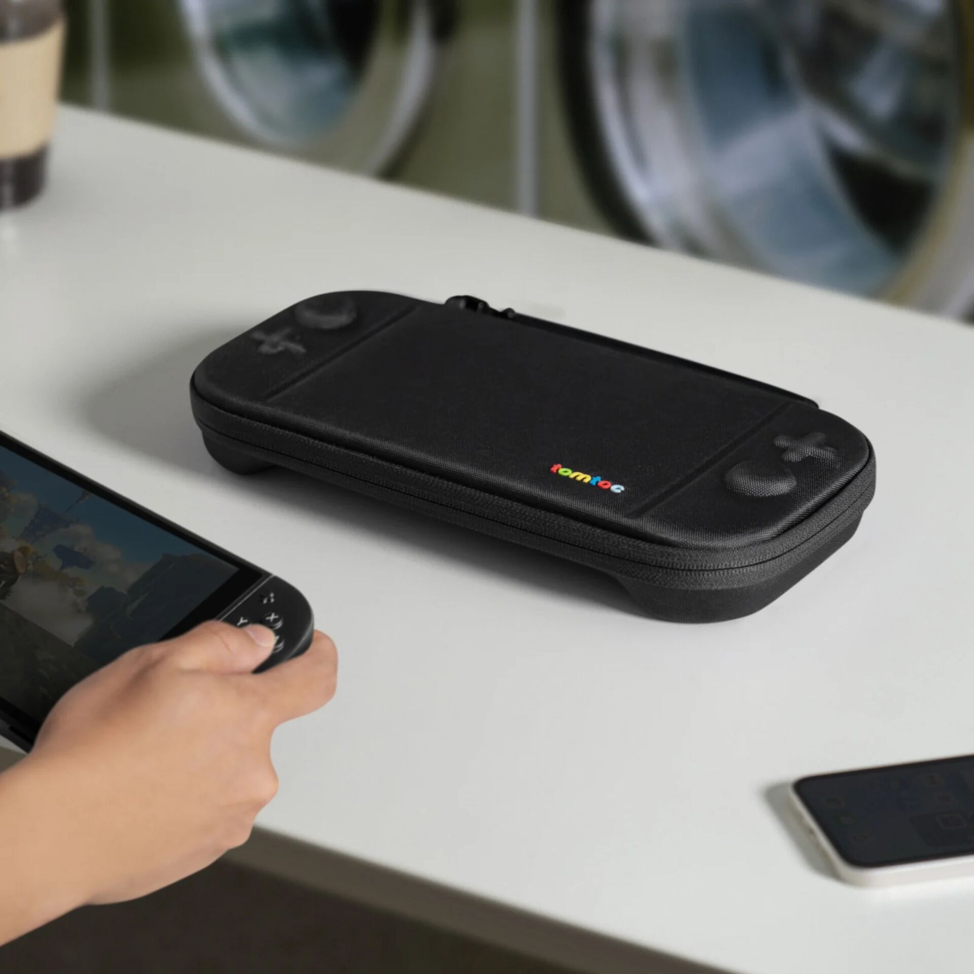 gaming, handheld, case, portabel, speicher