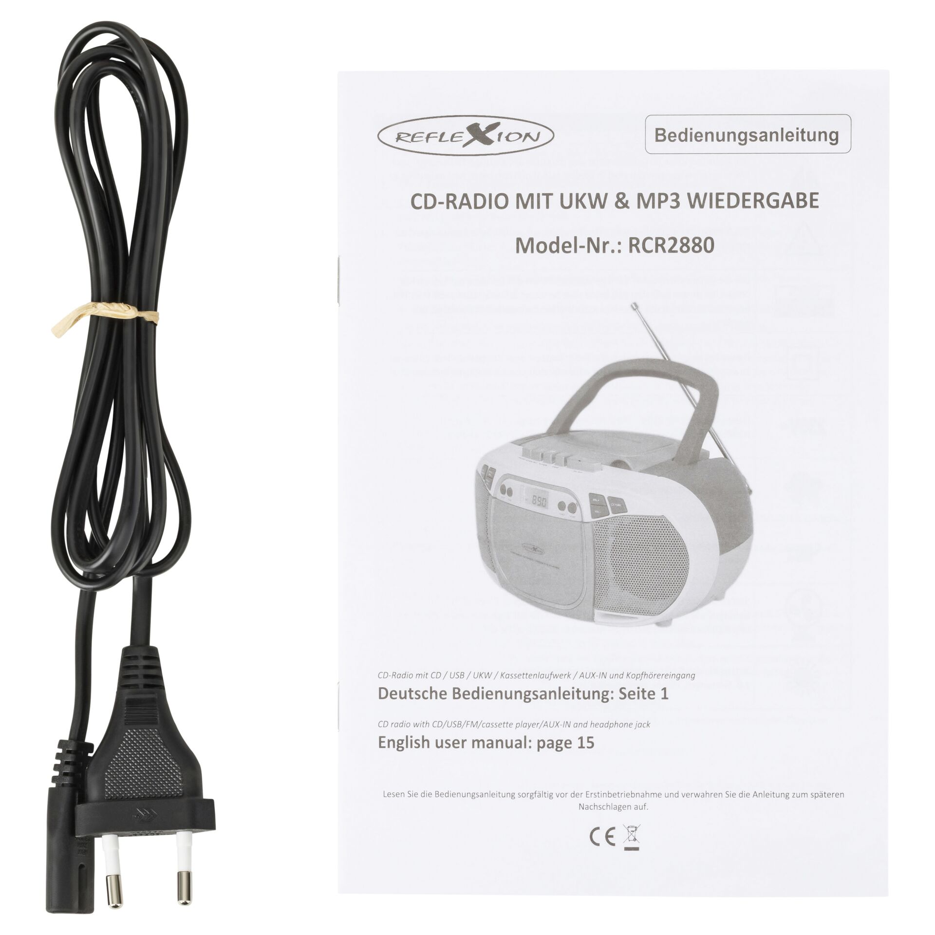 CD-Player, Radio, UKW, MP3, Bedienungsanleitung