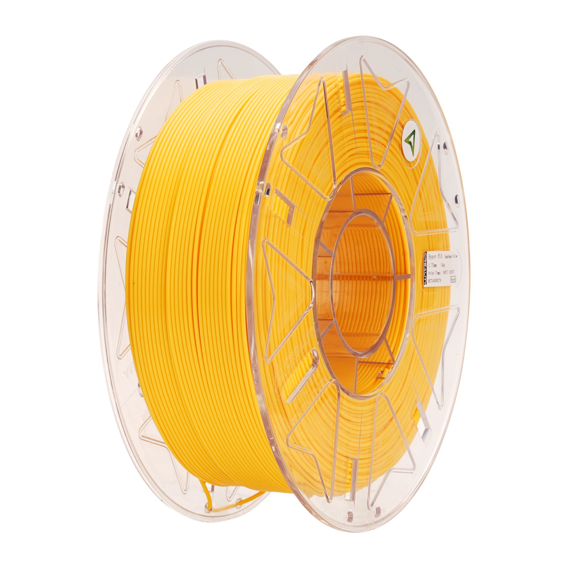 3D-Druck Filament, PLA-Filament, gelb, Spule, Filamentrolle