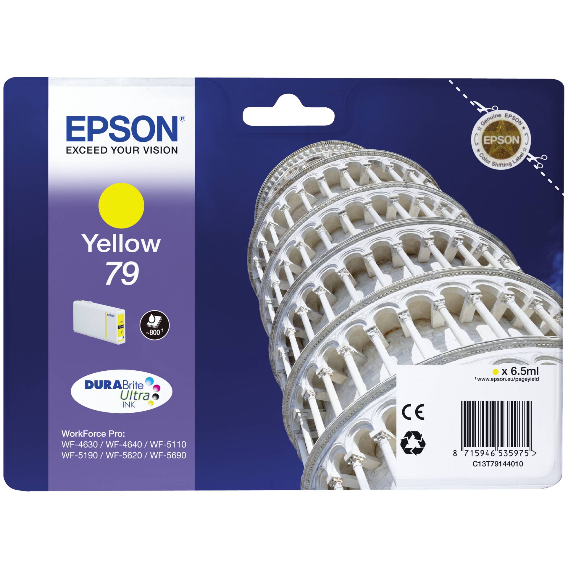 Epson DURABrite Ultra Ink 79  Tintenpatrone yellow      T 7914