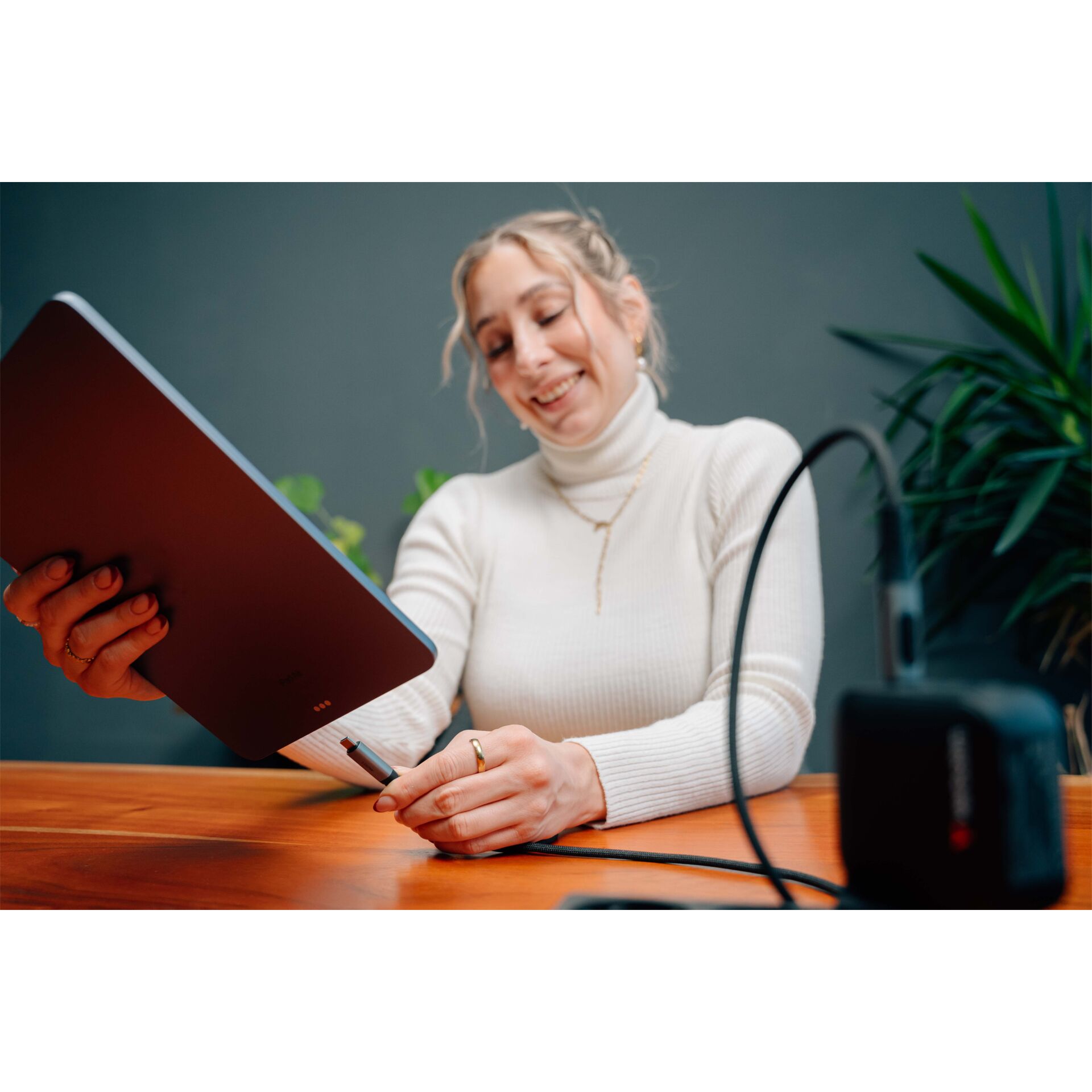 Kopf, Gesicht, mikrofon, Portrait, Halskette