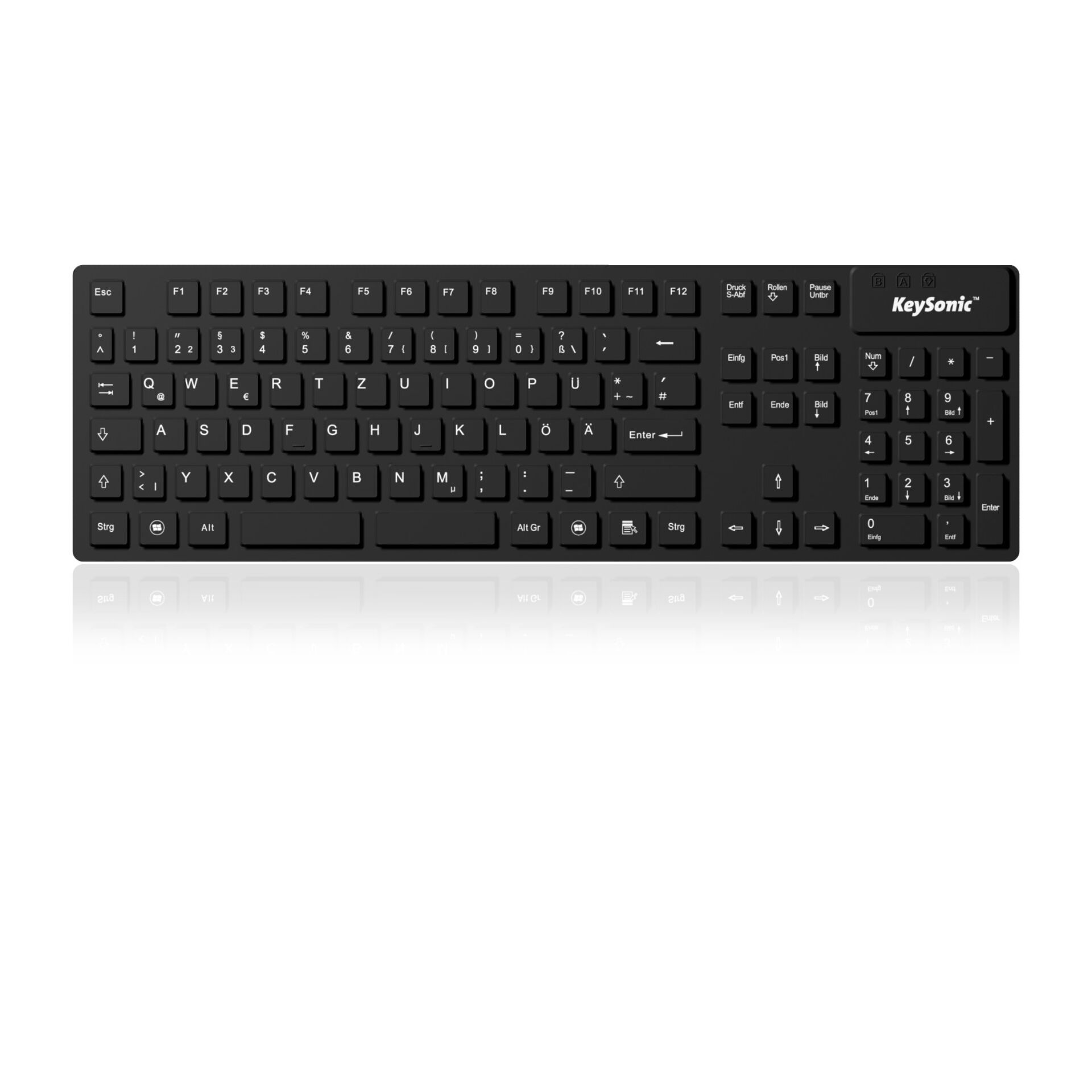 KeySonic KSK-8030 IN IP68  Full-Size Tastatur Wasserdicht