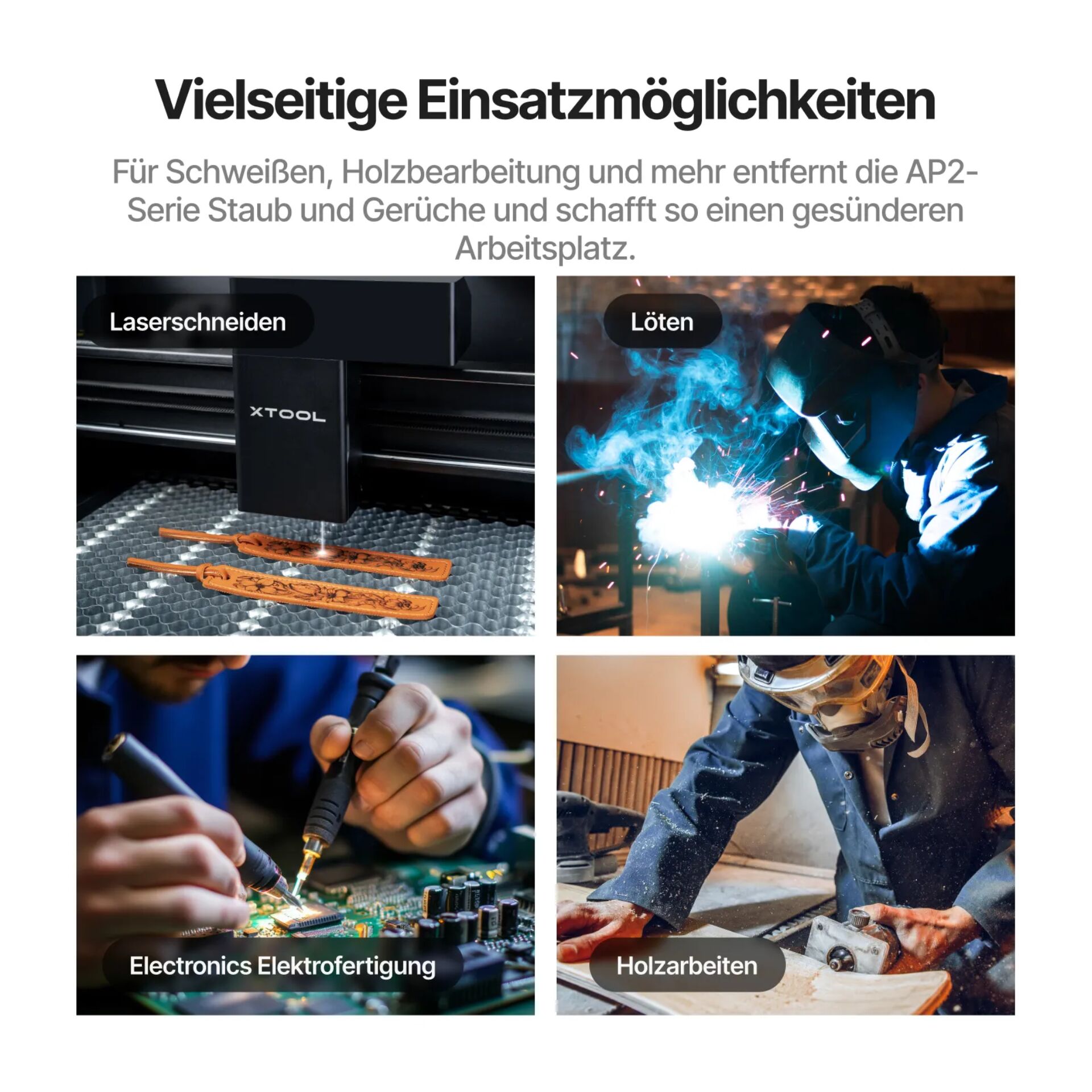 Laserschneiden, Löttechnik, Elektronikfertigung, Holzbearbeiten, Maschine