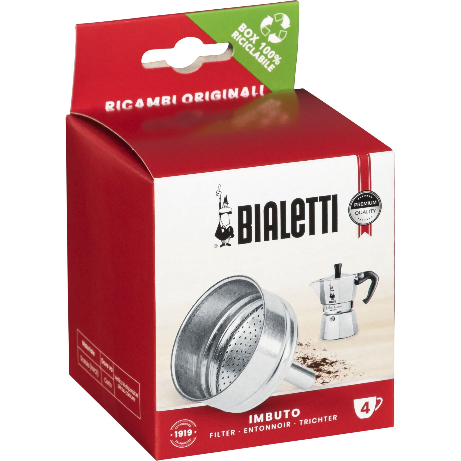 Bialetti Ricambi Trichter  für 4 Tassen