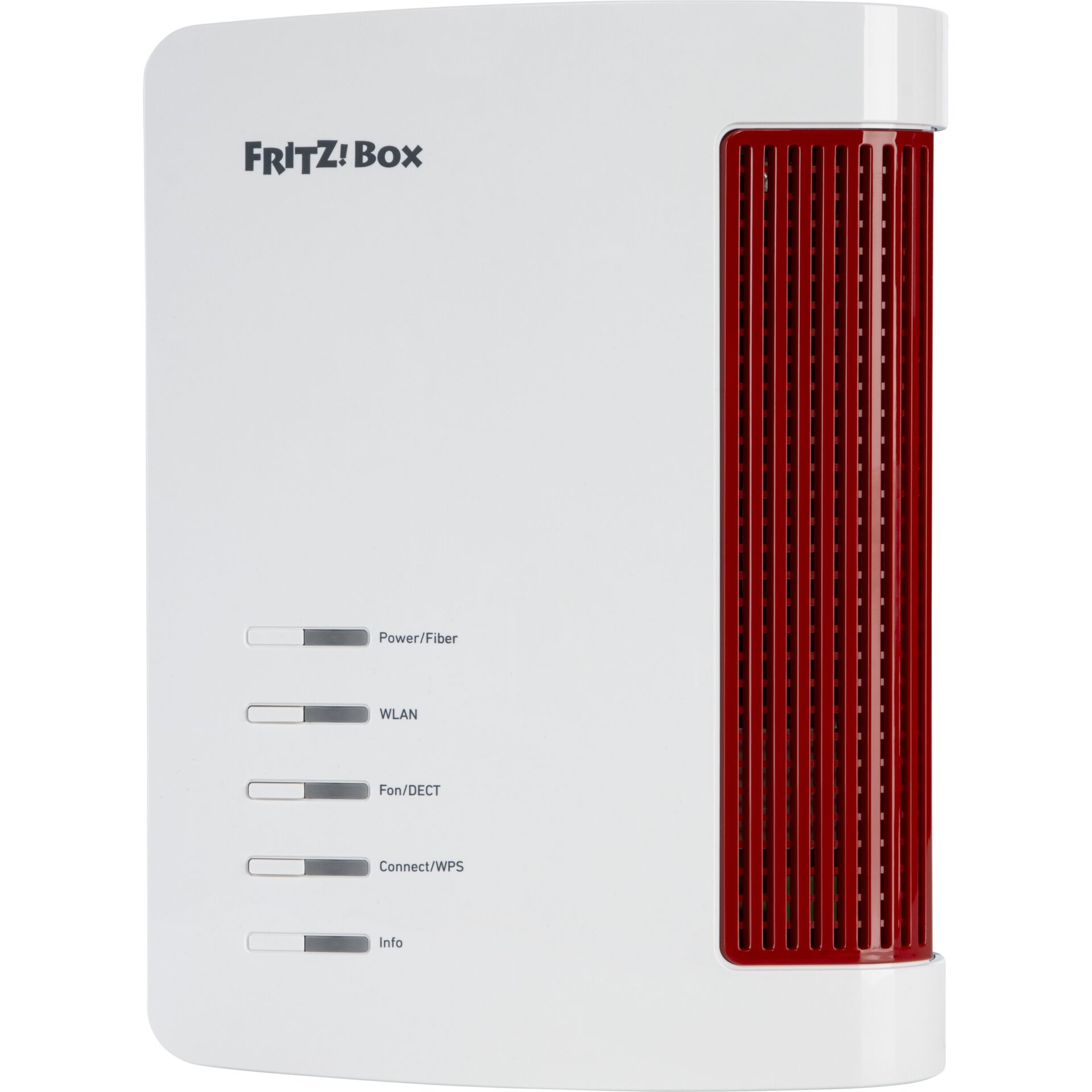 FRITZ!Box, Router, White, Red vent, LAN/WLAN