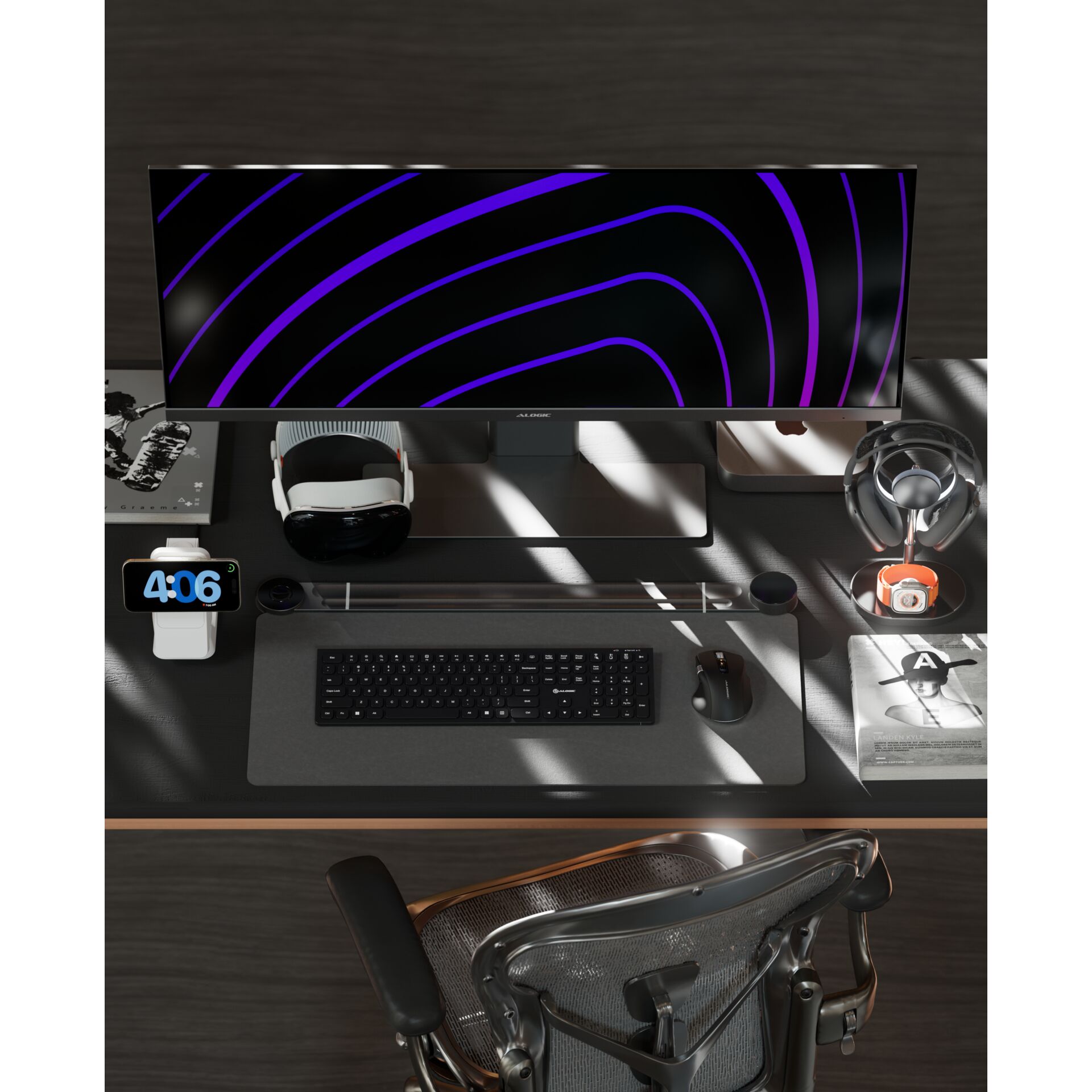 Tabelle, Computer-Hardware, Überwachen, Bildschirm, Schreibtisch