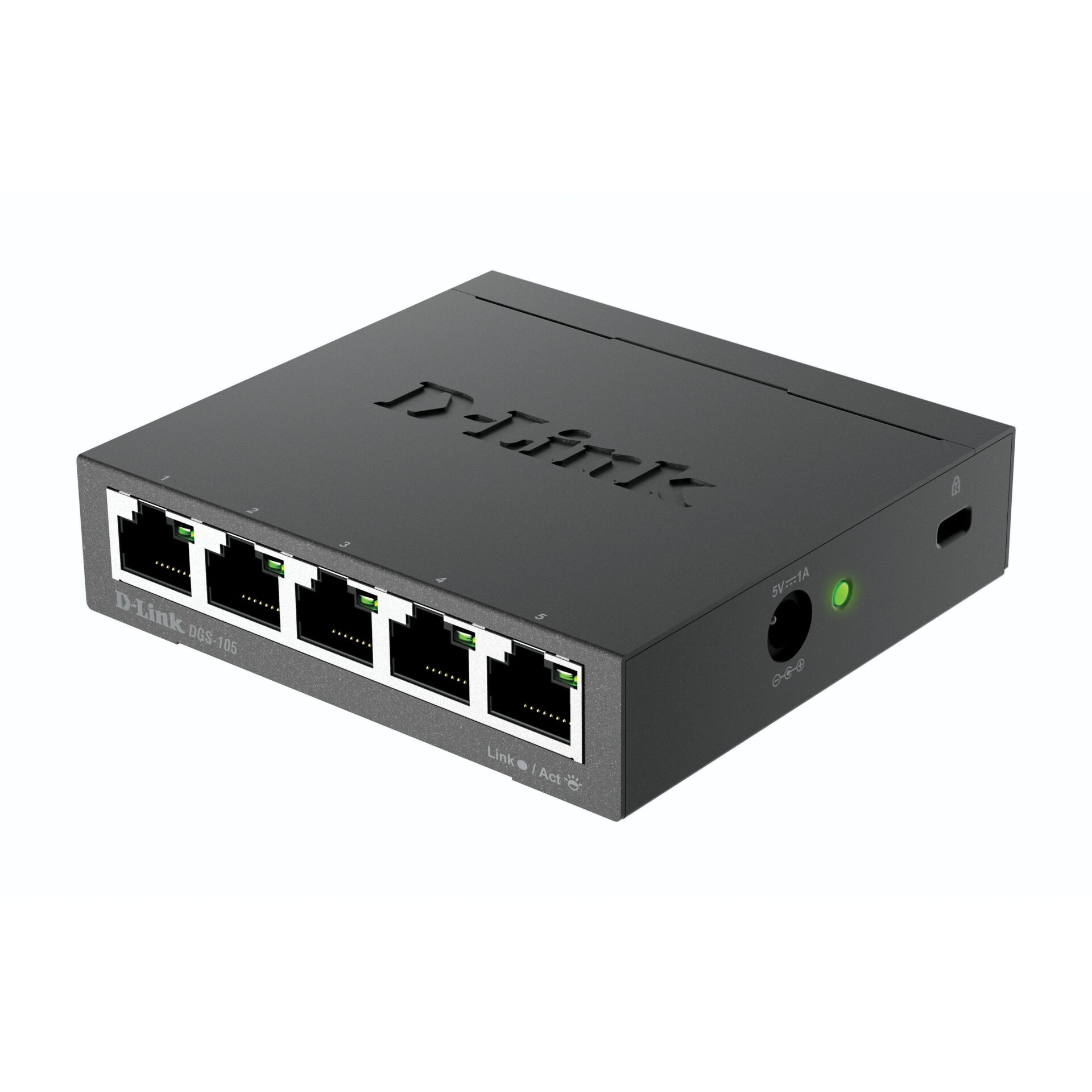 switch, Netzwerk-Switch, 5-Port, Gigabit, D-Link